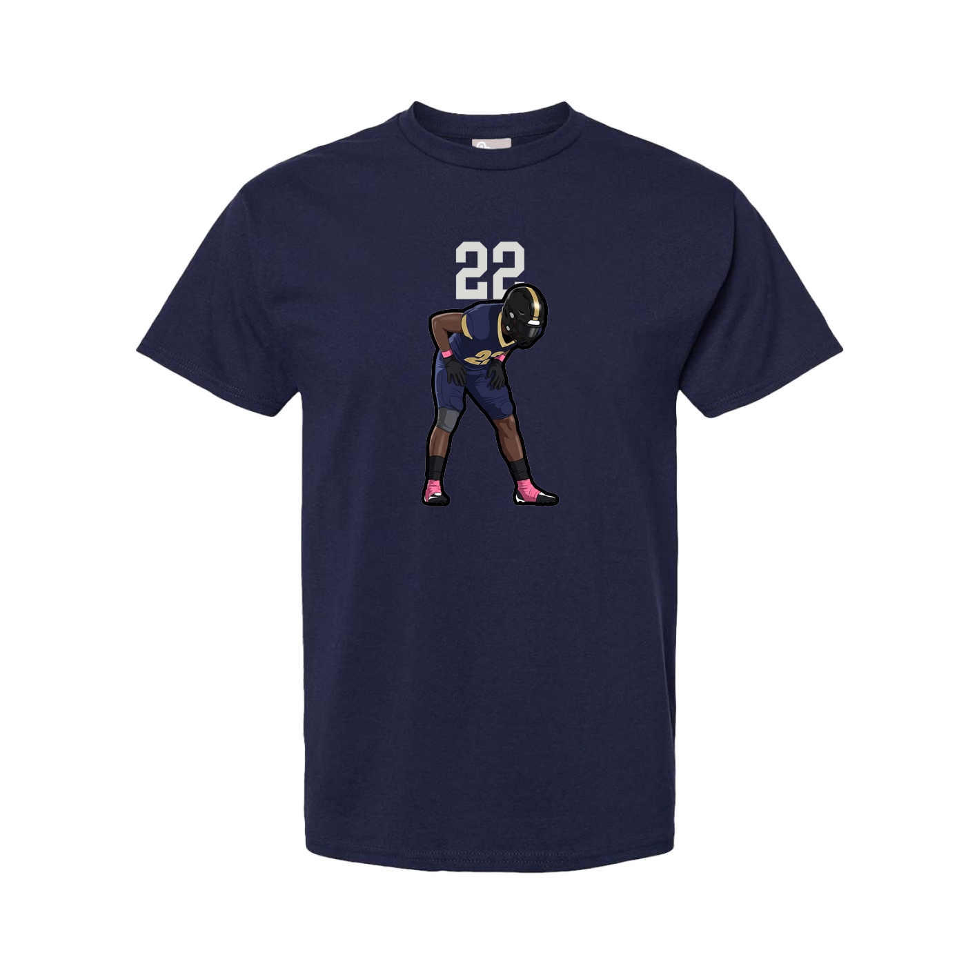Tee — Number Top in Navy