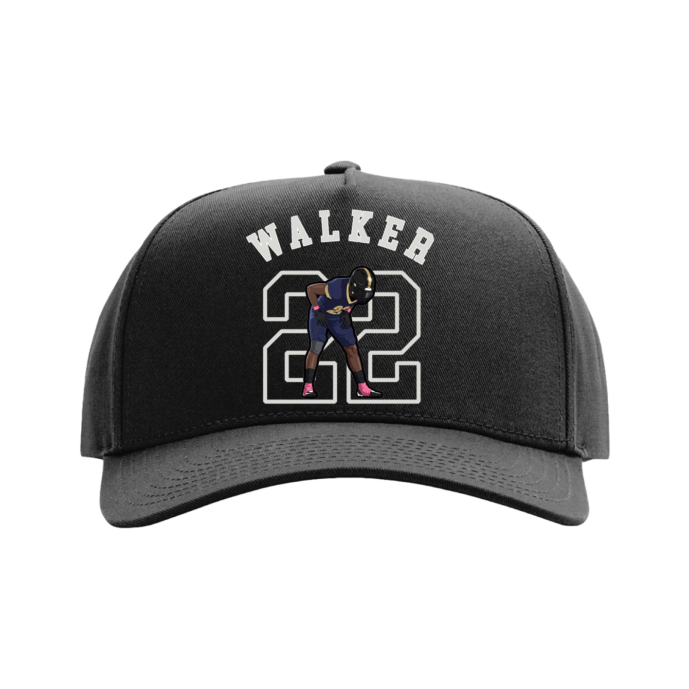 Full Fabric Five-Panel Champ Cap