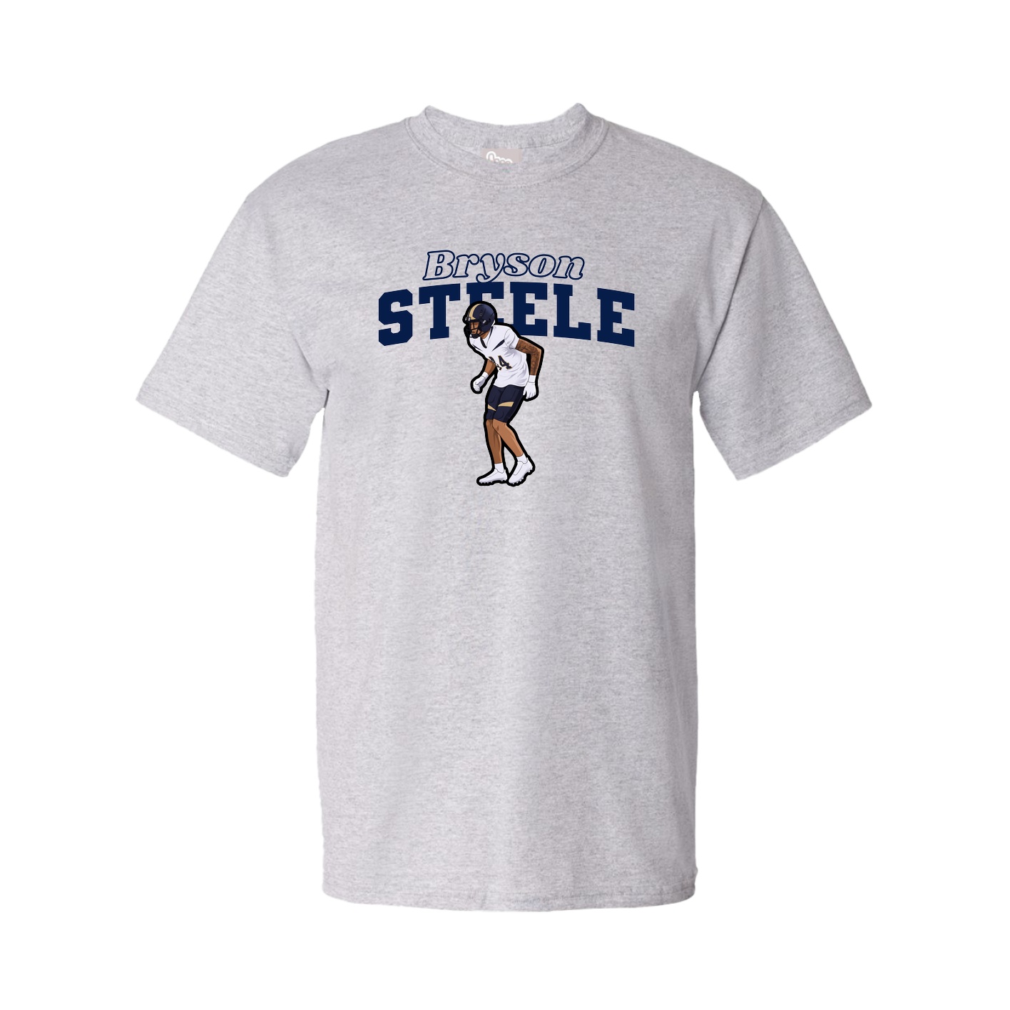 Tee — Name Arch in Grey