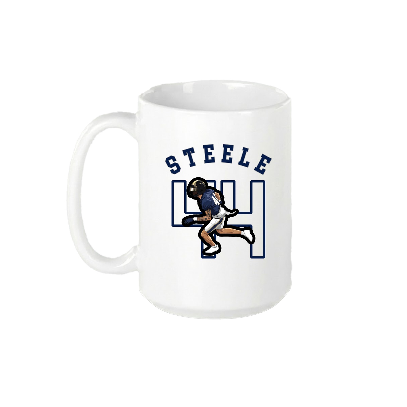 15oz Coffee Mug — Shirsey Arch in White