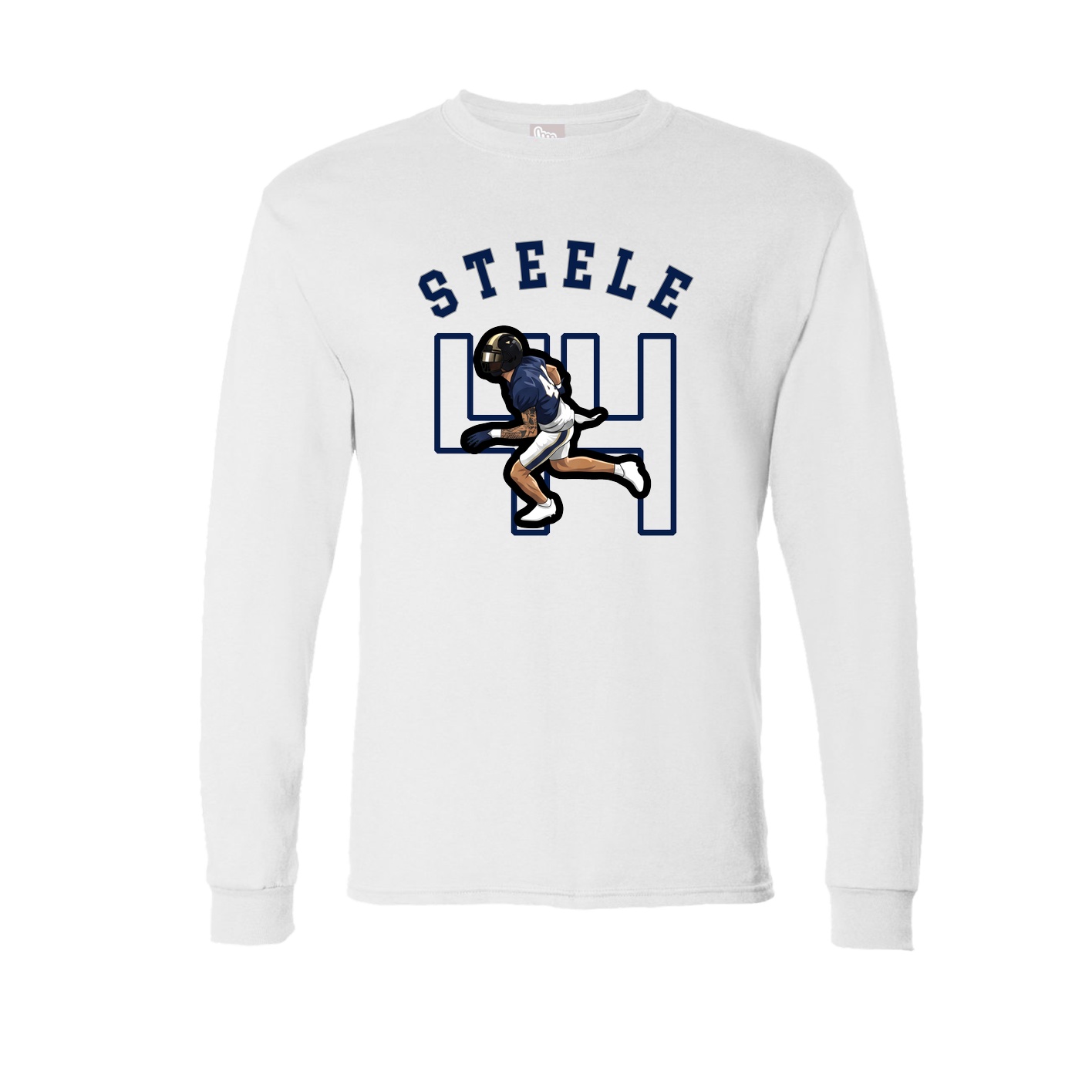 Long Sleeve Tee — Shirsey Arch in White