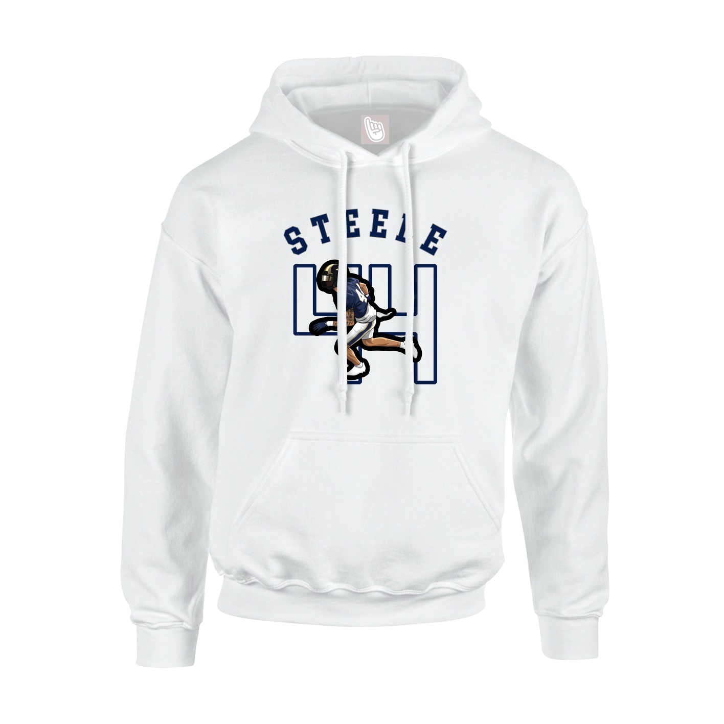 Hoodie — Shirsey Arch in White