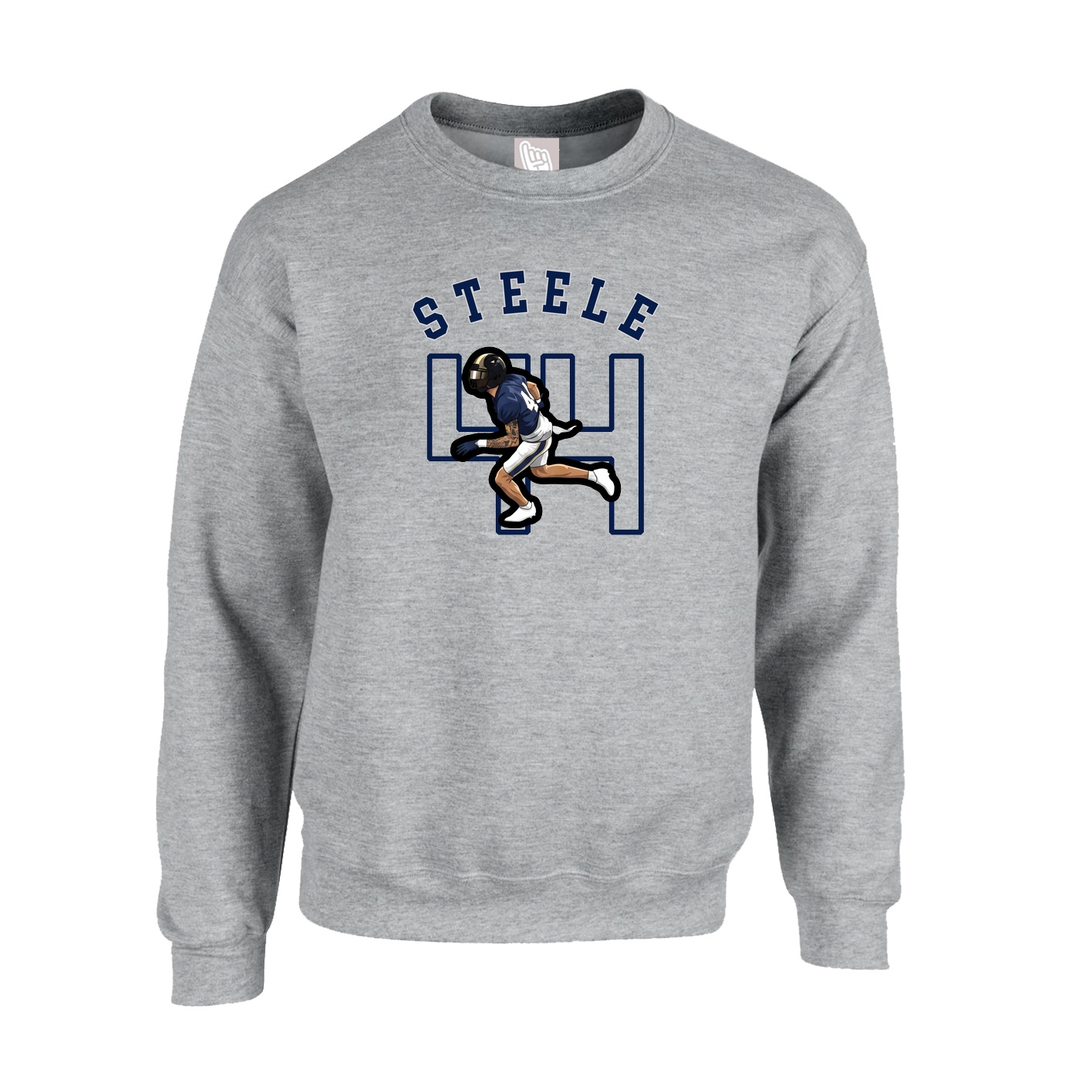 Fleece Crew — Shirsey Arch in Grey