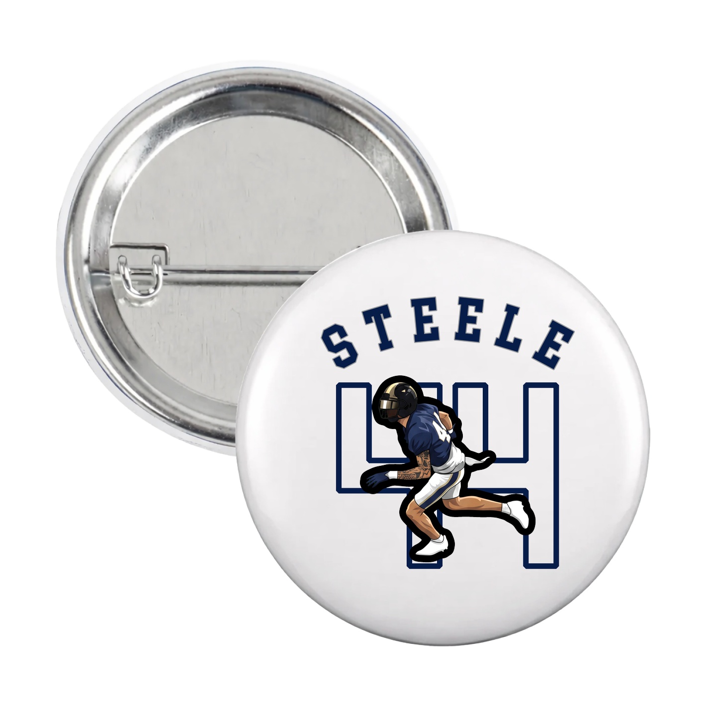 Game Day Button — Shirsey Arch in White