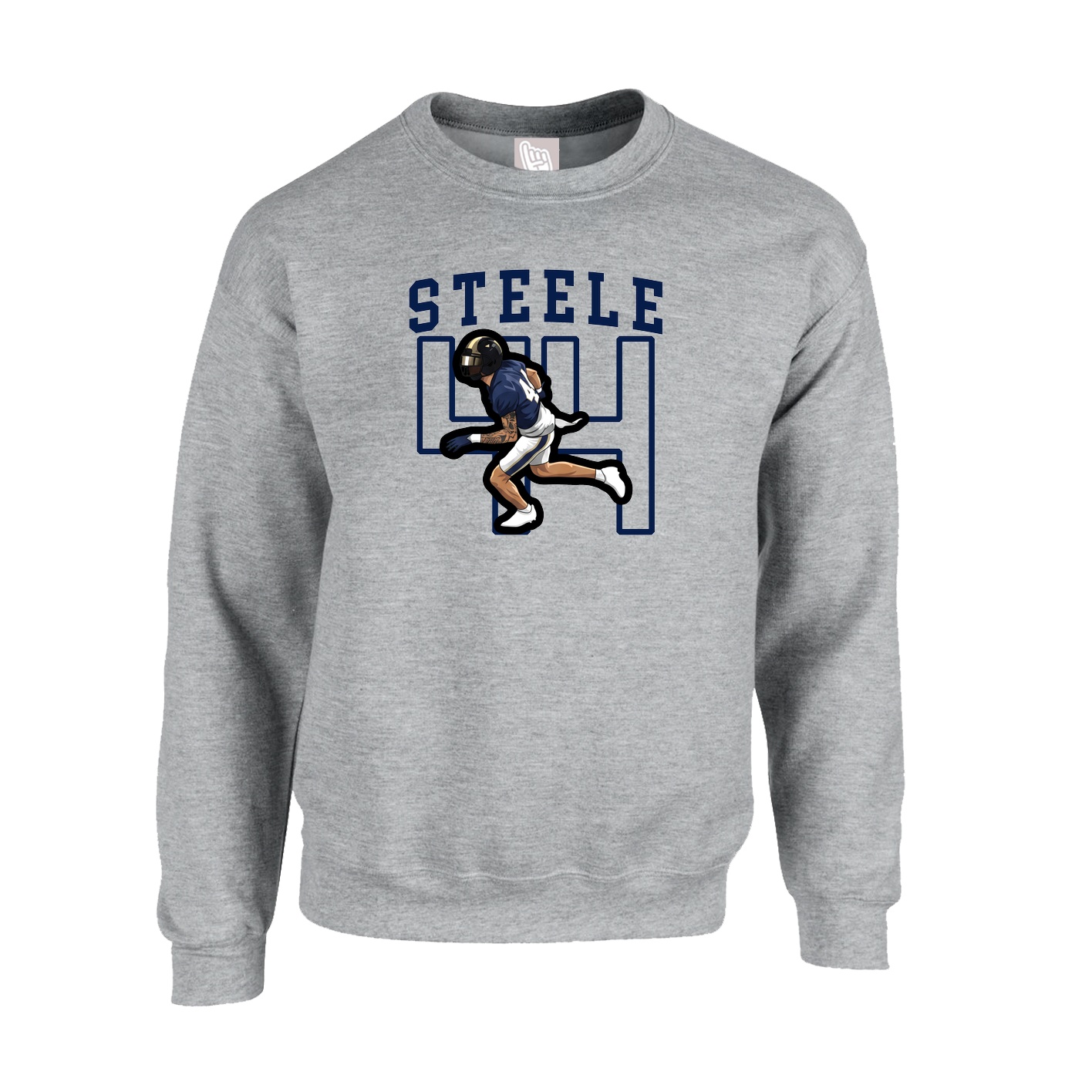 Fleece Crew — Shirsey in Grey