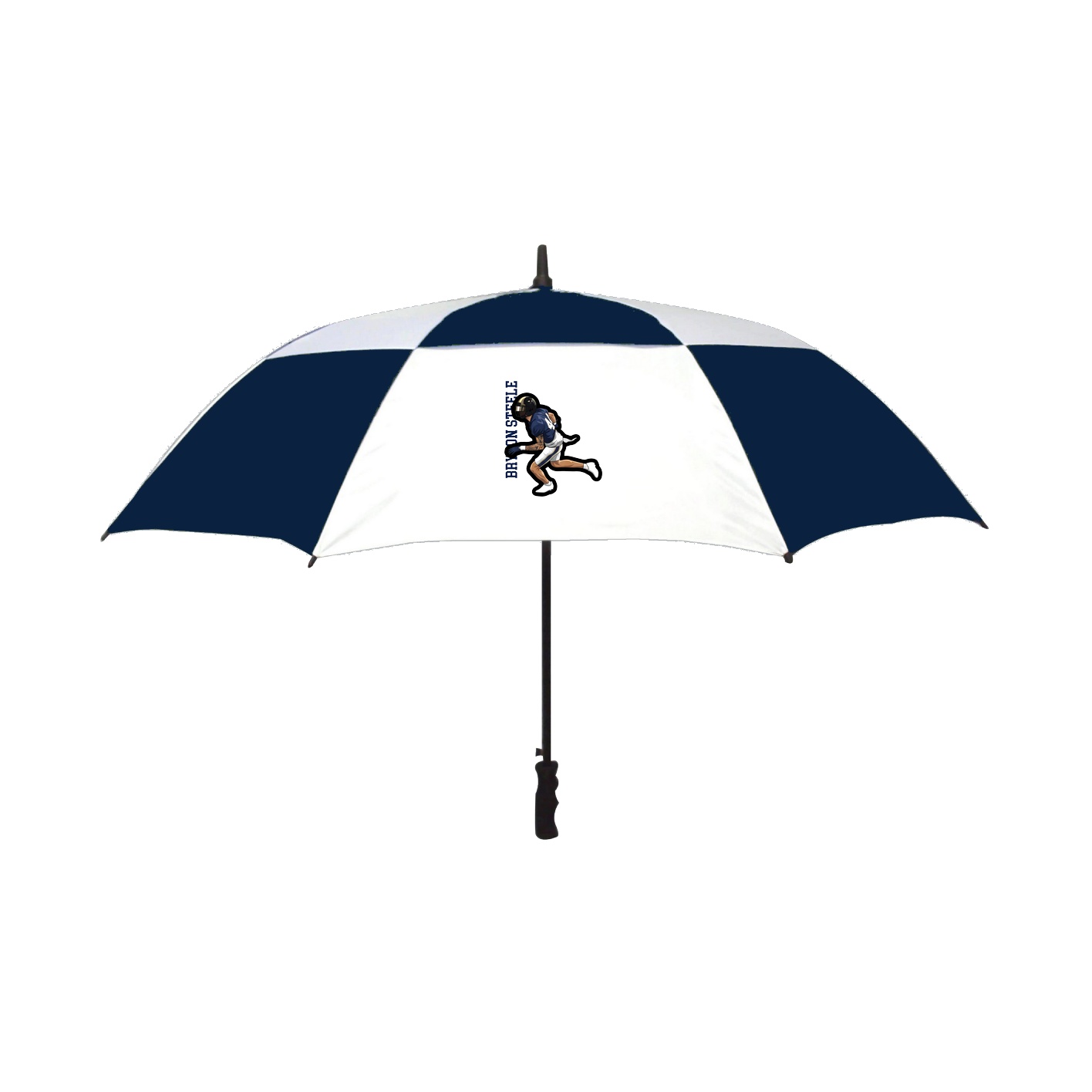 Golf Umbrella — Name Vertical in Navy