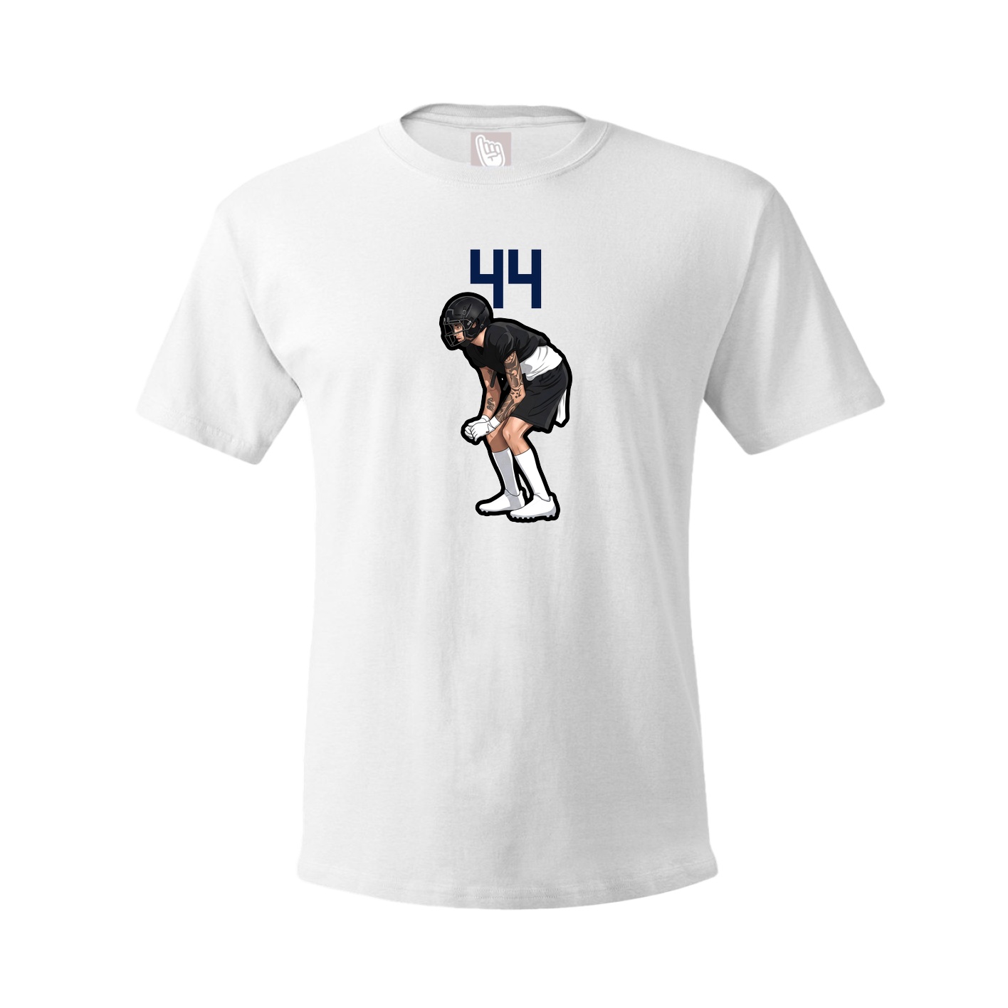 Tee — Number Top in White
