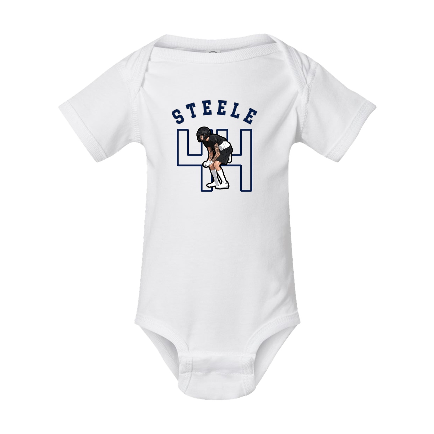 Baby Onesie — Shirsey Arch in White
