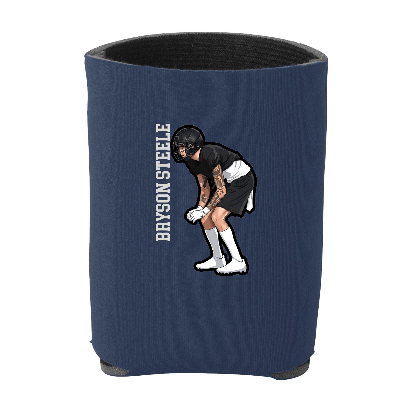 Can Holder — Name Vertical in Navy