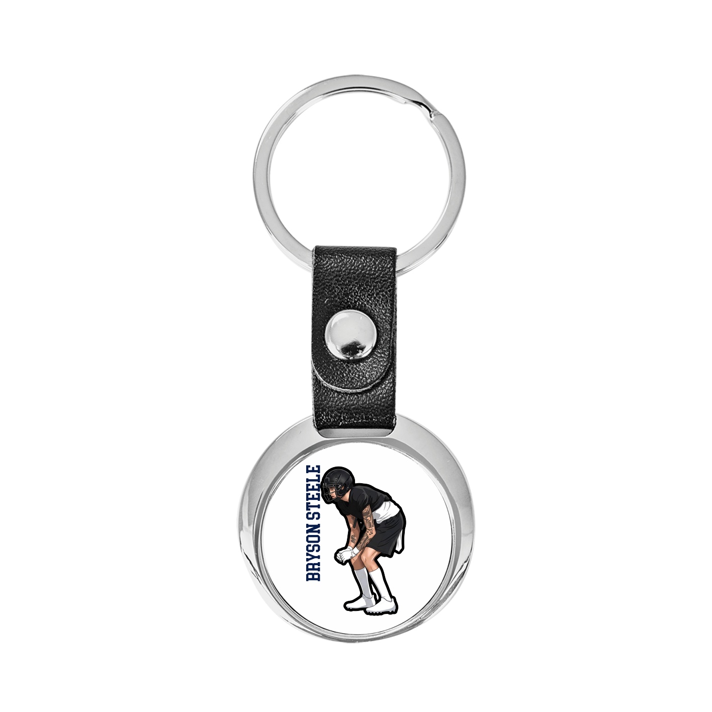 Key Chain — Name Vertical in Classic