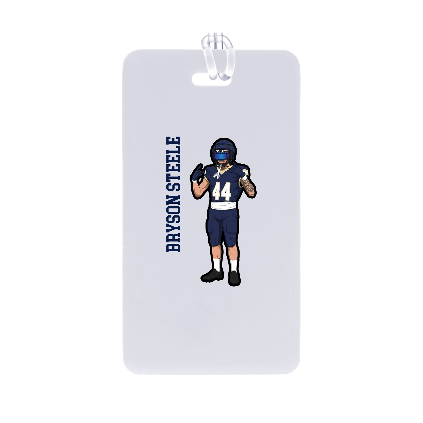 Bag Tag — Name Vertical in Classic