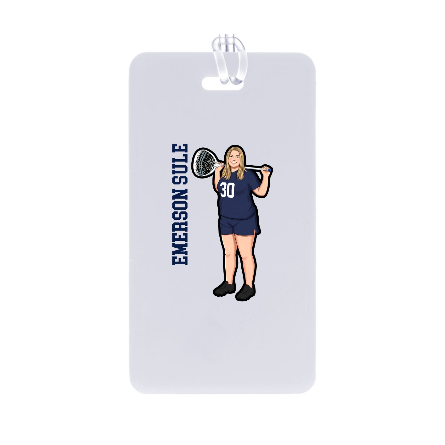Bag Tag — Name Vertical in Classic