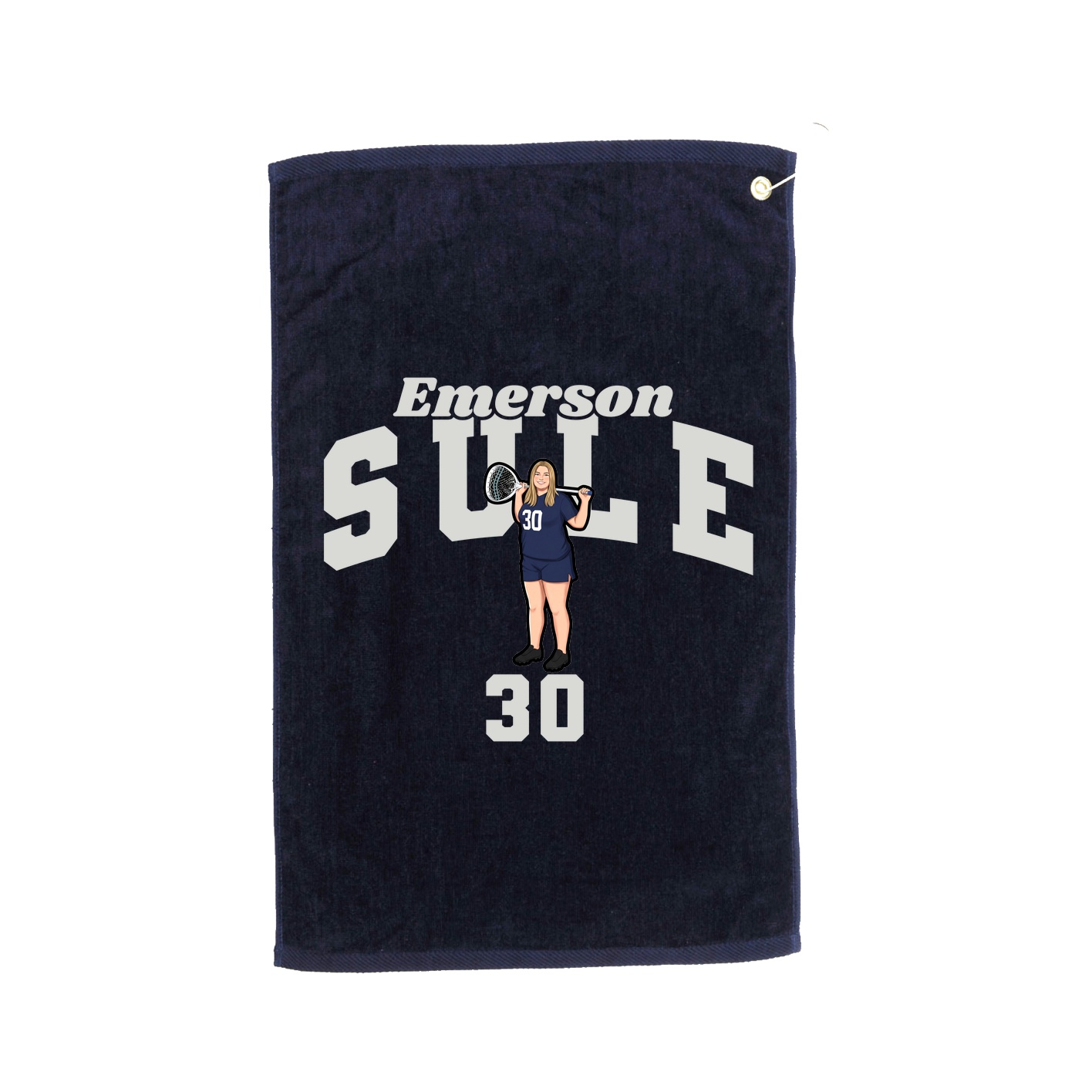 Golf Towel — Signature Arch in Navy