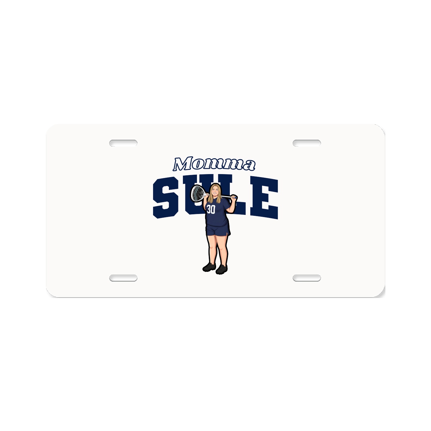 License Plate — Mothers Day Block in Classic