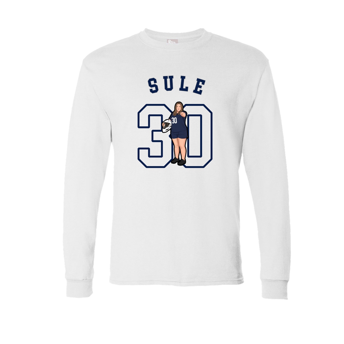 Long Sleeve Tee — Shirsey Arch in White