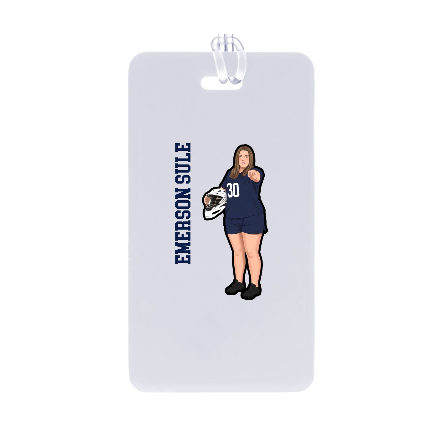 Bag Tag — Name Vertical in Classic