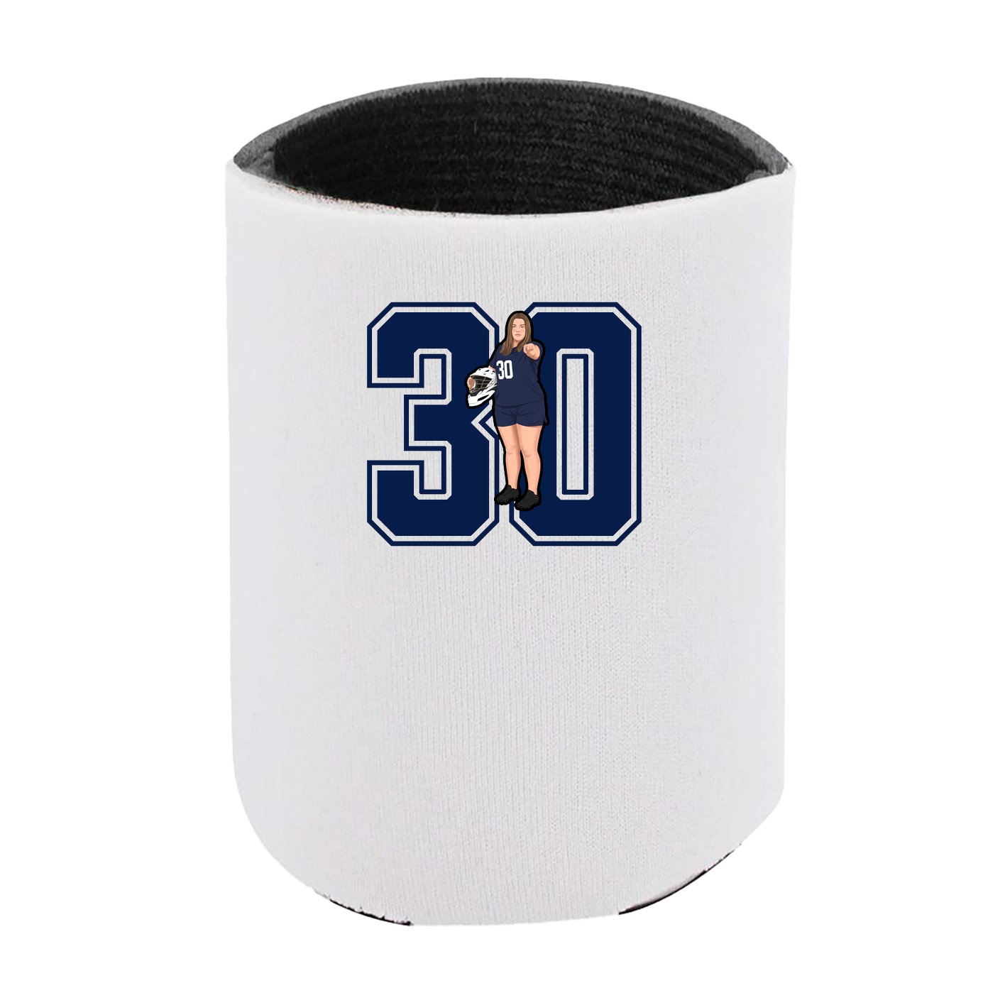 Can Holder — Number in White