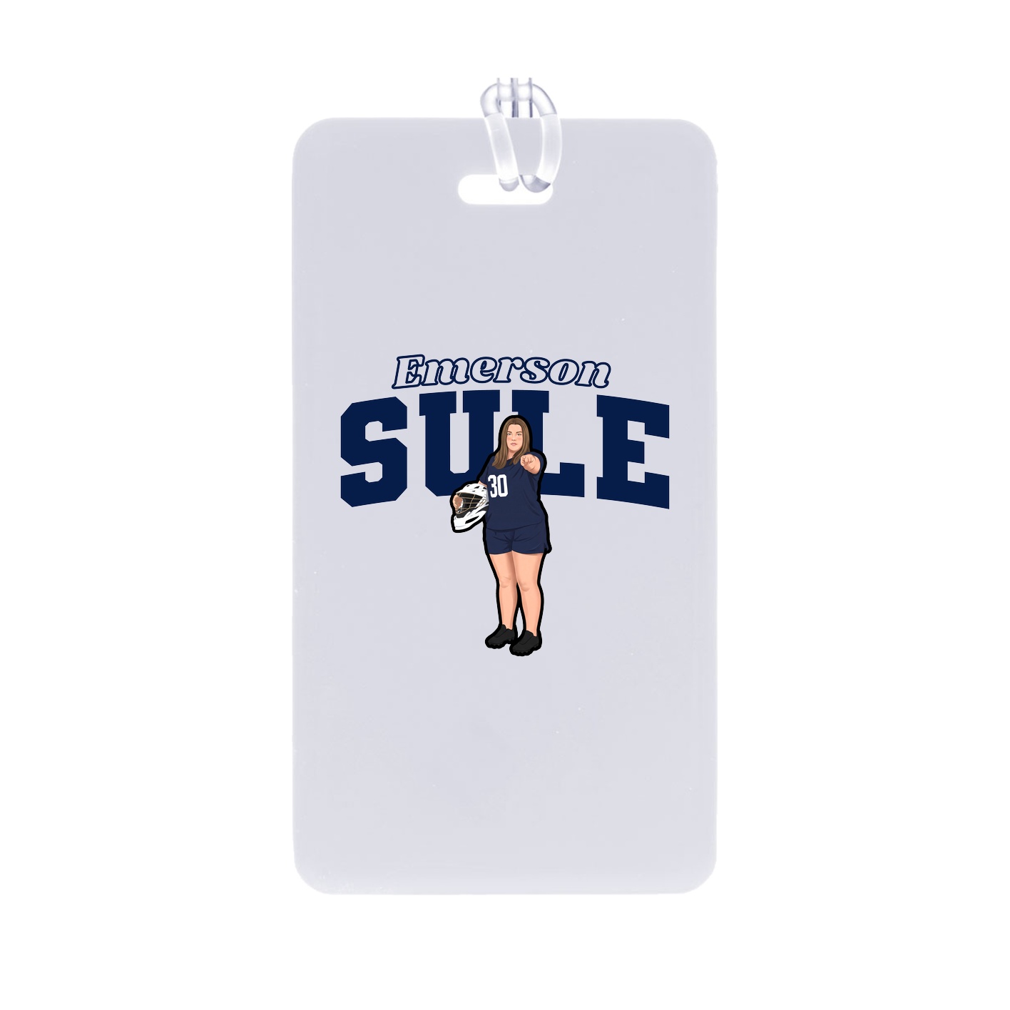 Bag Tag — Name Arch in Classic