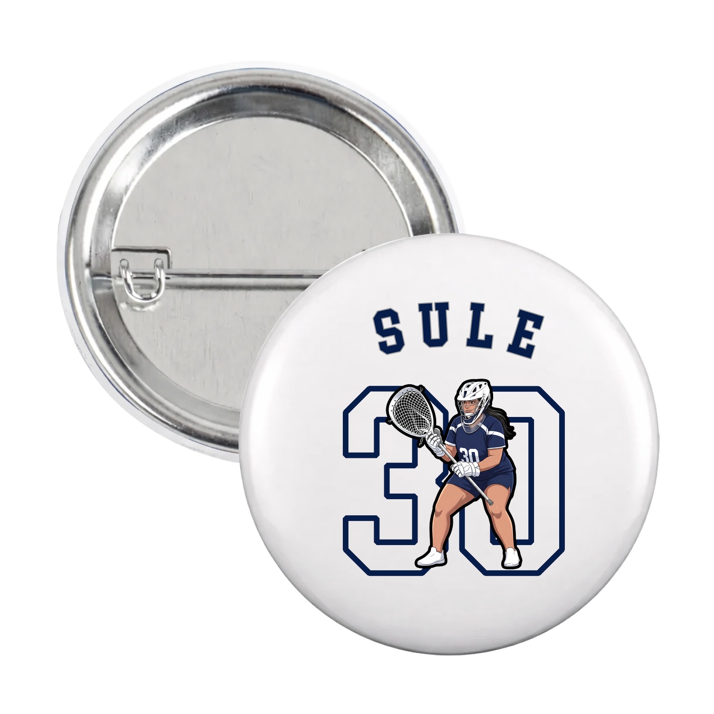 Game Day Button — Shirsey Arch in White