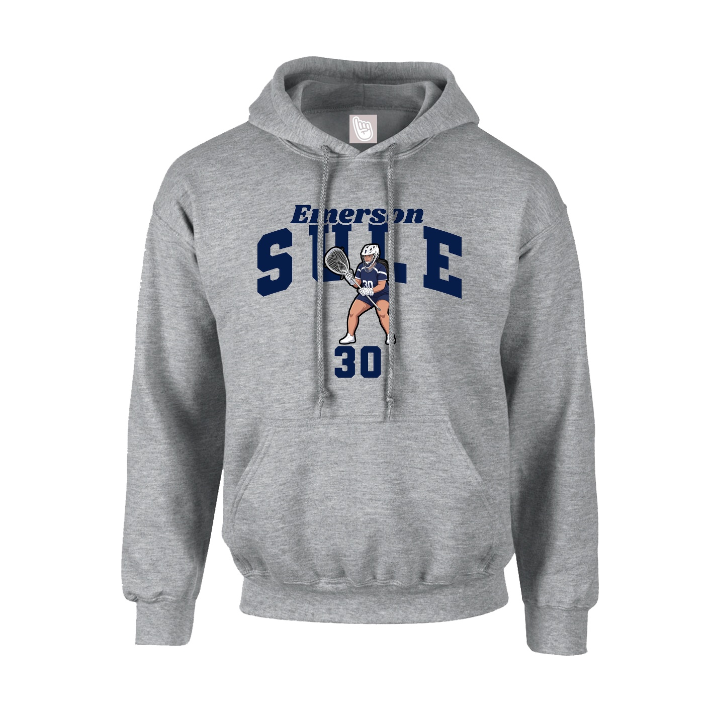Hoodie — Signature Arch in Grey