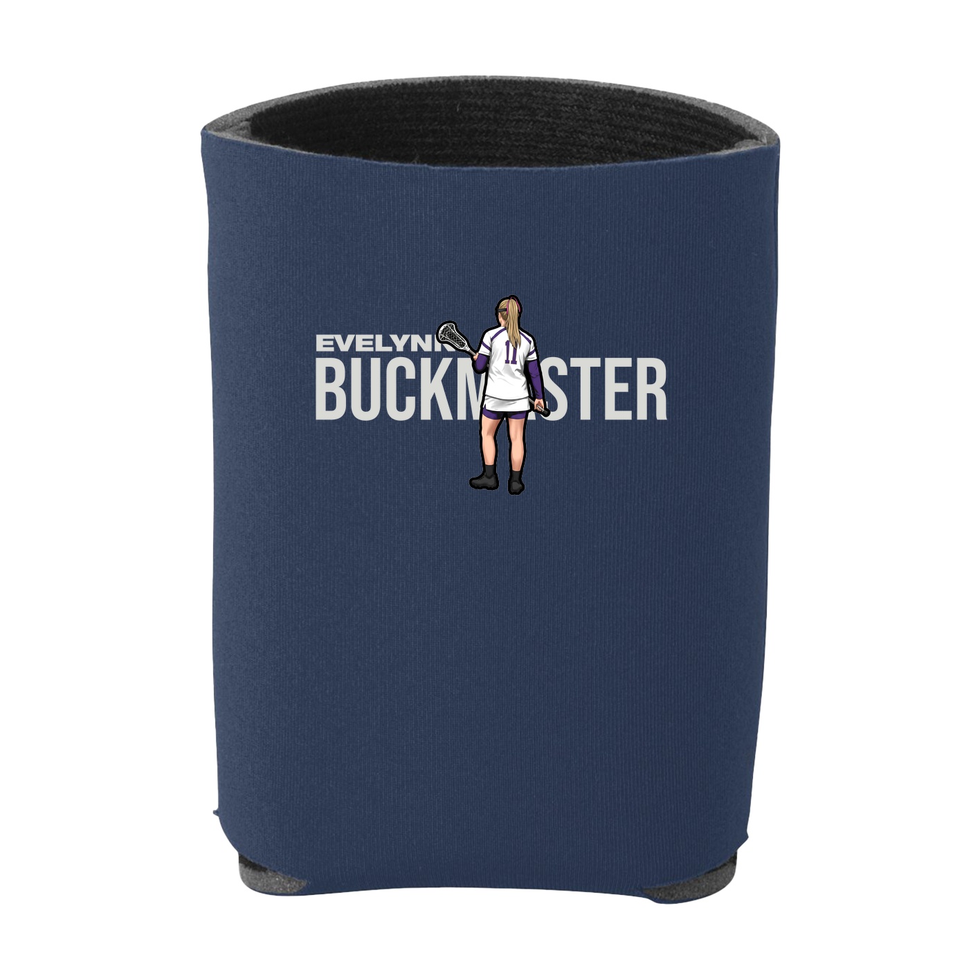 Can Holder — Player Name in Navy