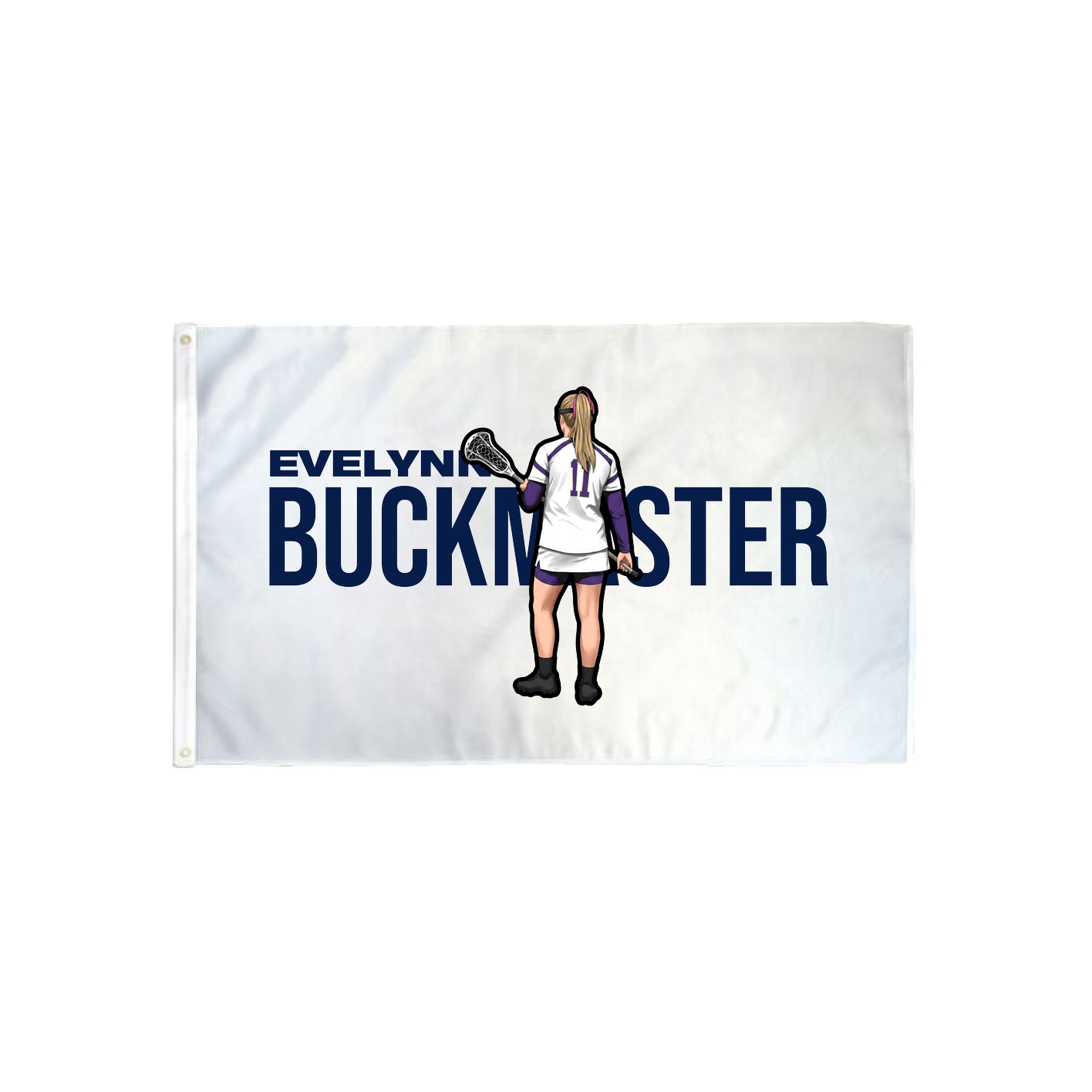 3x5 Flag — Player Name in Classic
