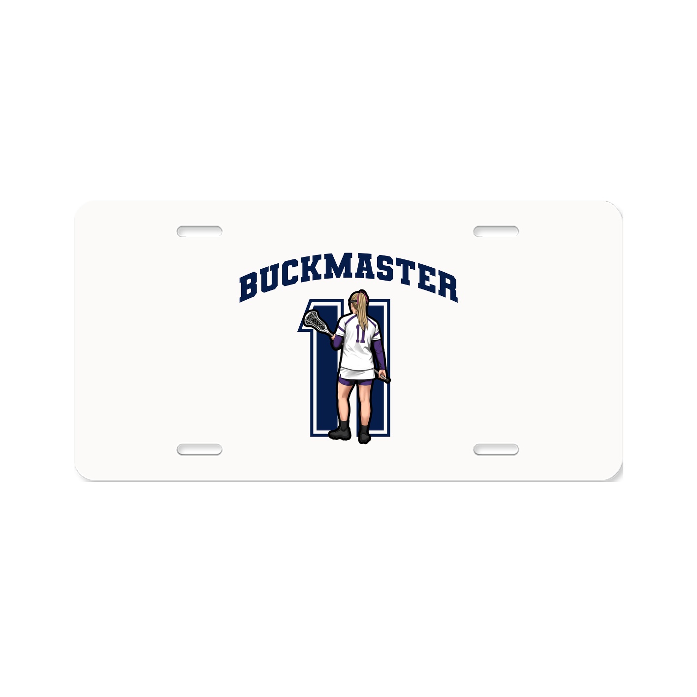 License Plate — Number in Classic