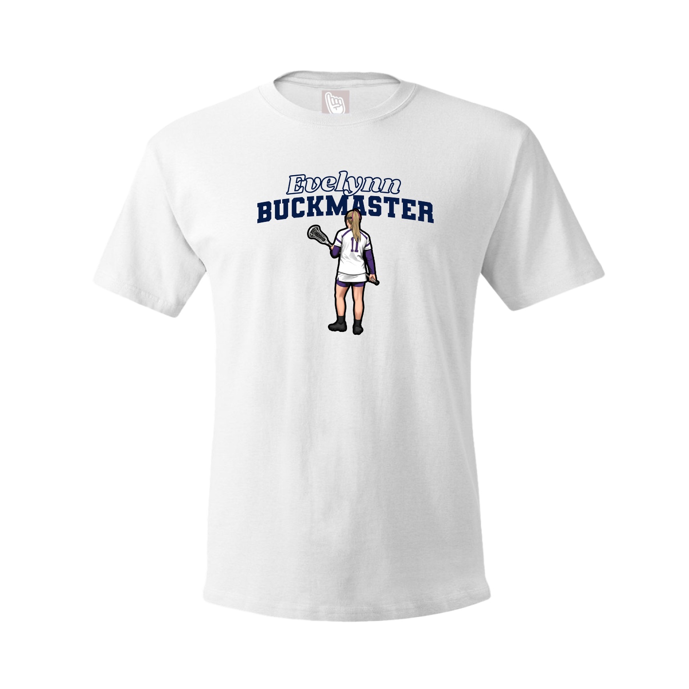 Tee — Name Arch in White
