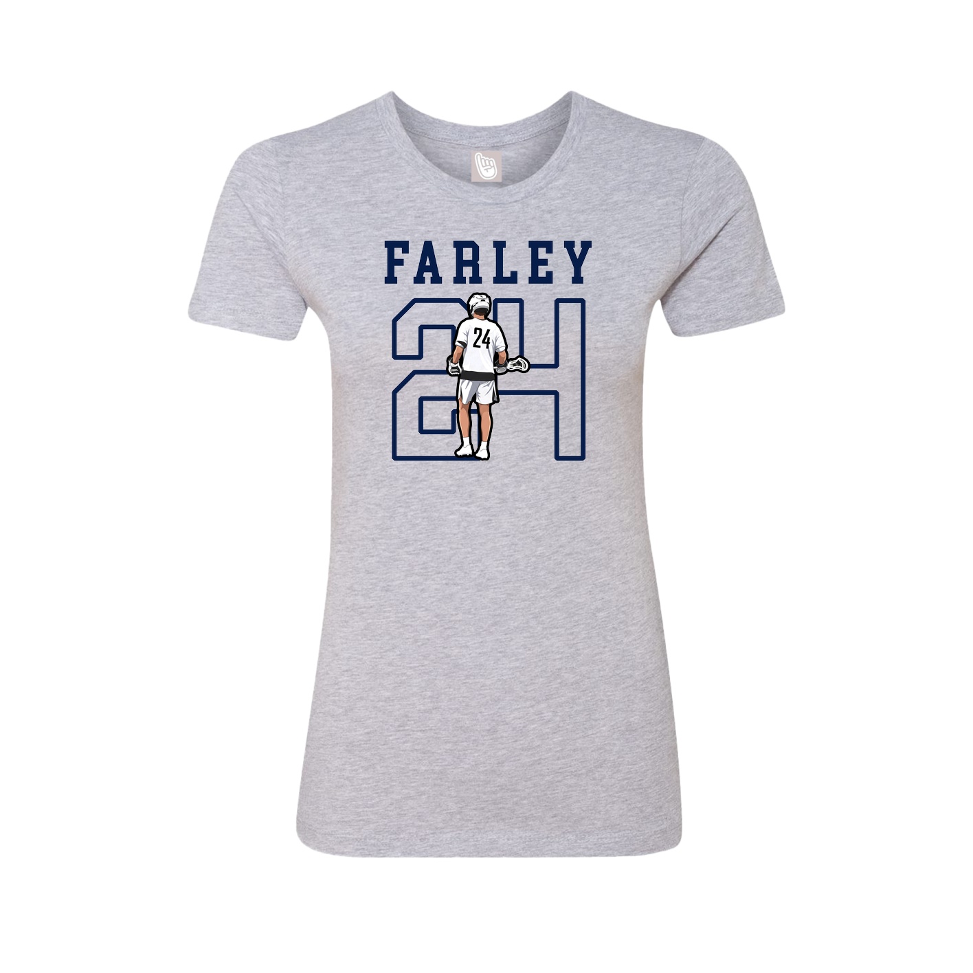 Fitted Women's Tee — Shirsey in Grey