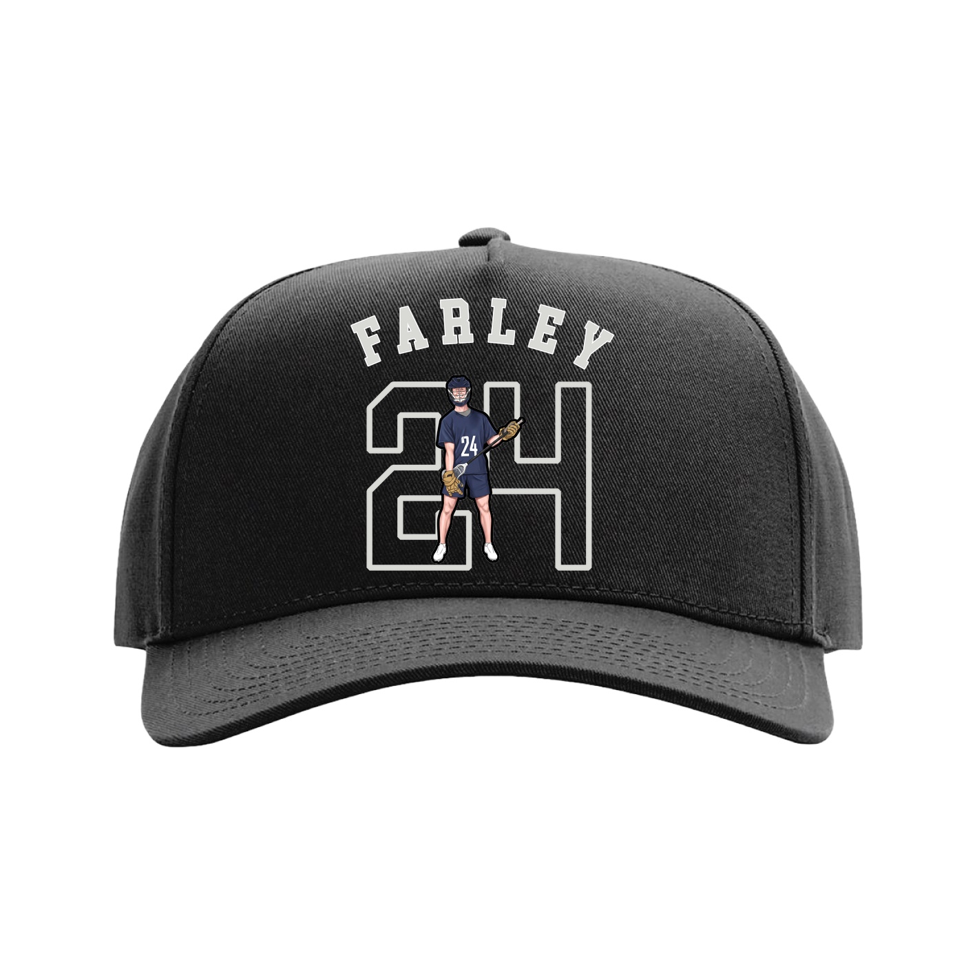 Full Fabric Five-Panel Champ Cap