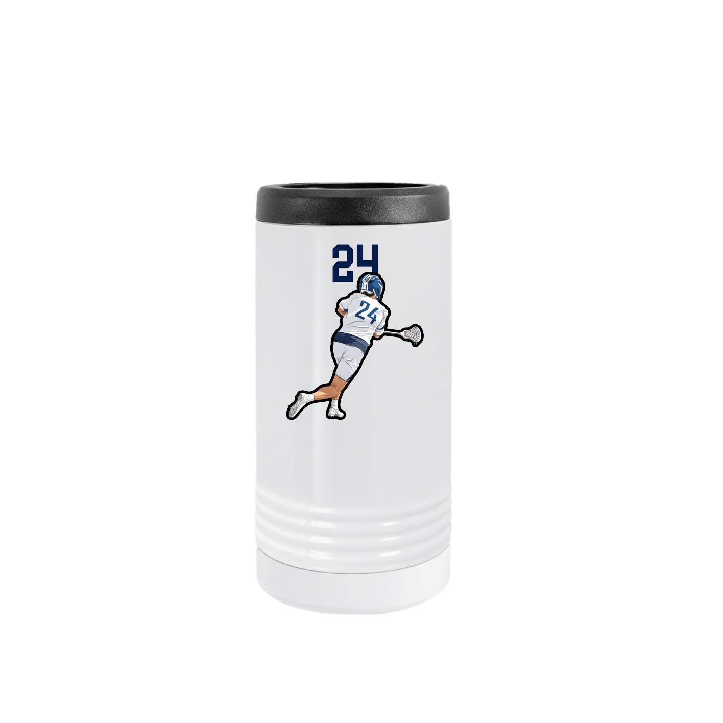 Slim Beverage Holder — Number Top in White