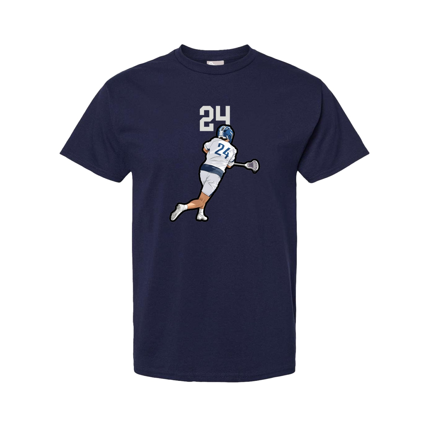 Youth Tee — Number Top in Navy