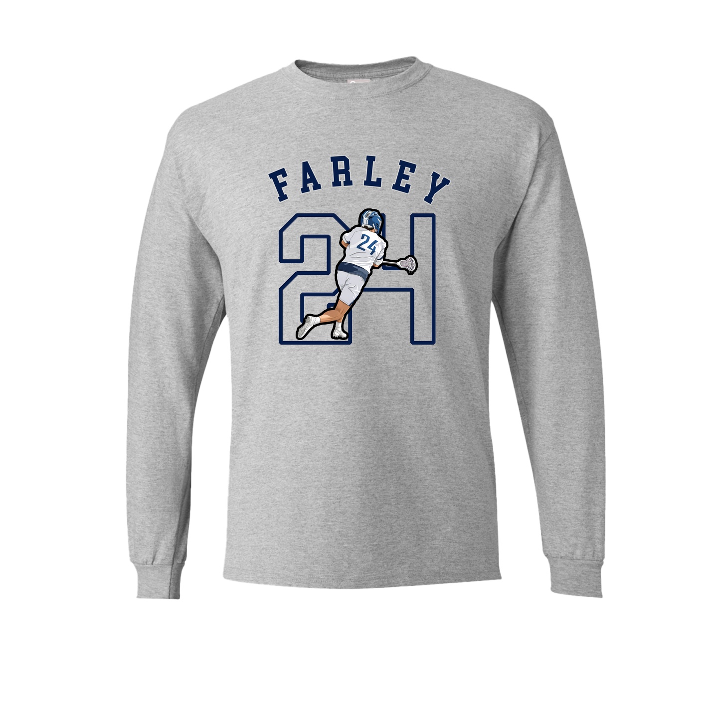 Long Sleeve Tee — Shirsey Arch in Grey
