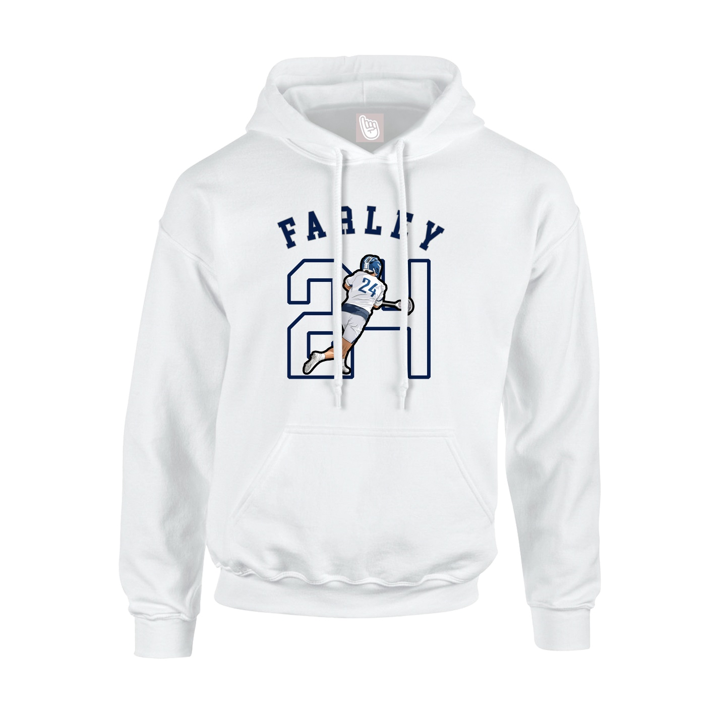 Hoodie — Shirsey Arch in White