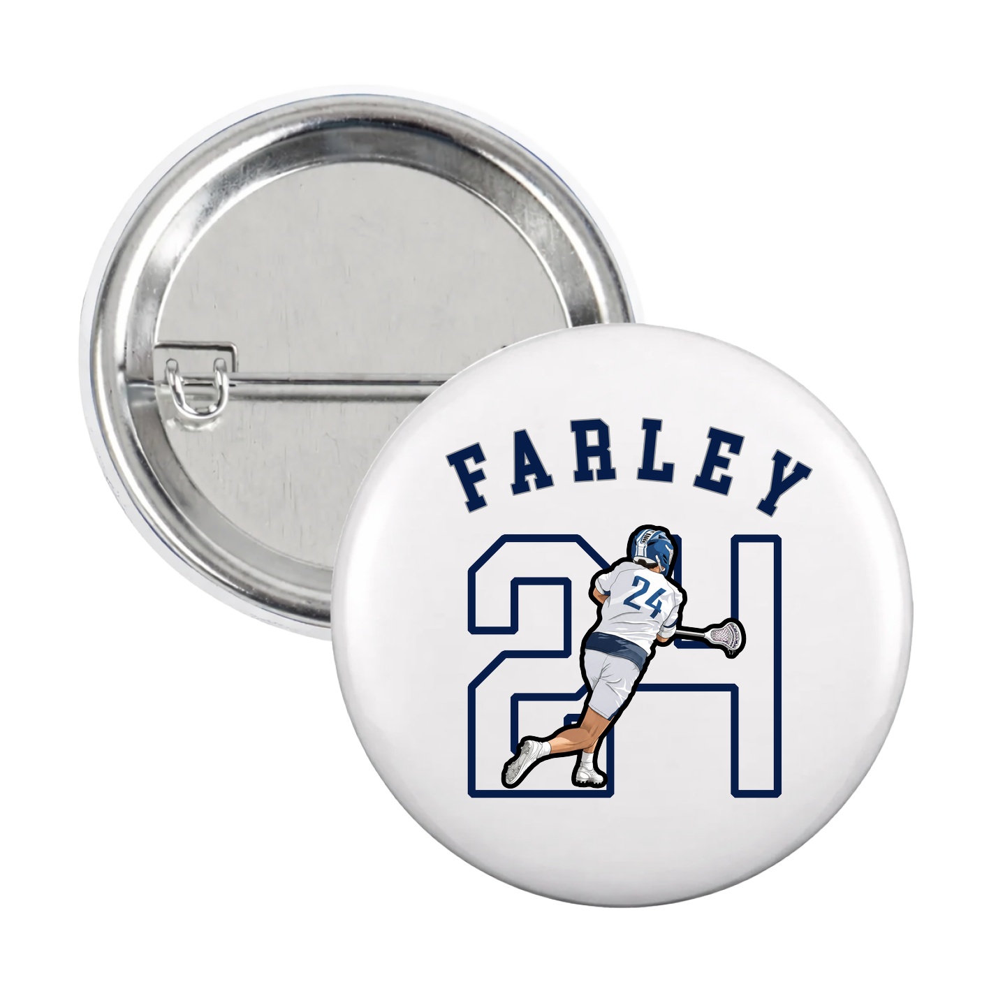 Game Day Button — Shirsey Arch in White