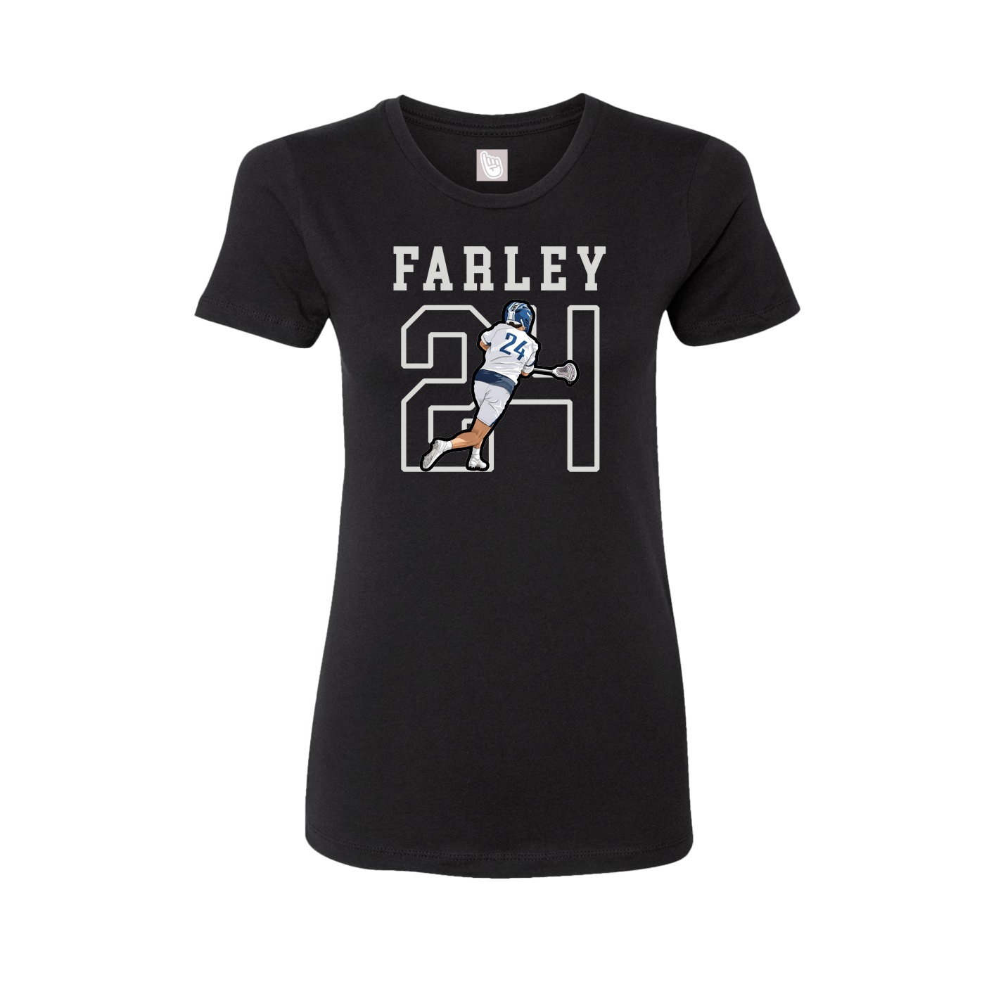 Fitted Women's Tee — Shirsey in Black