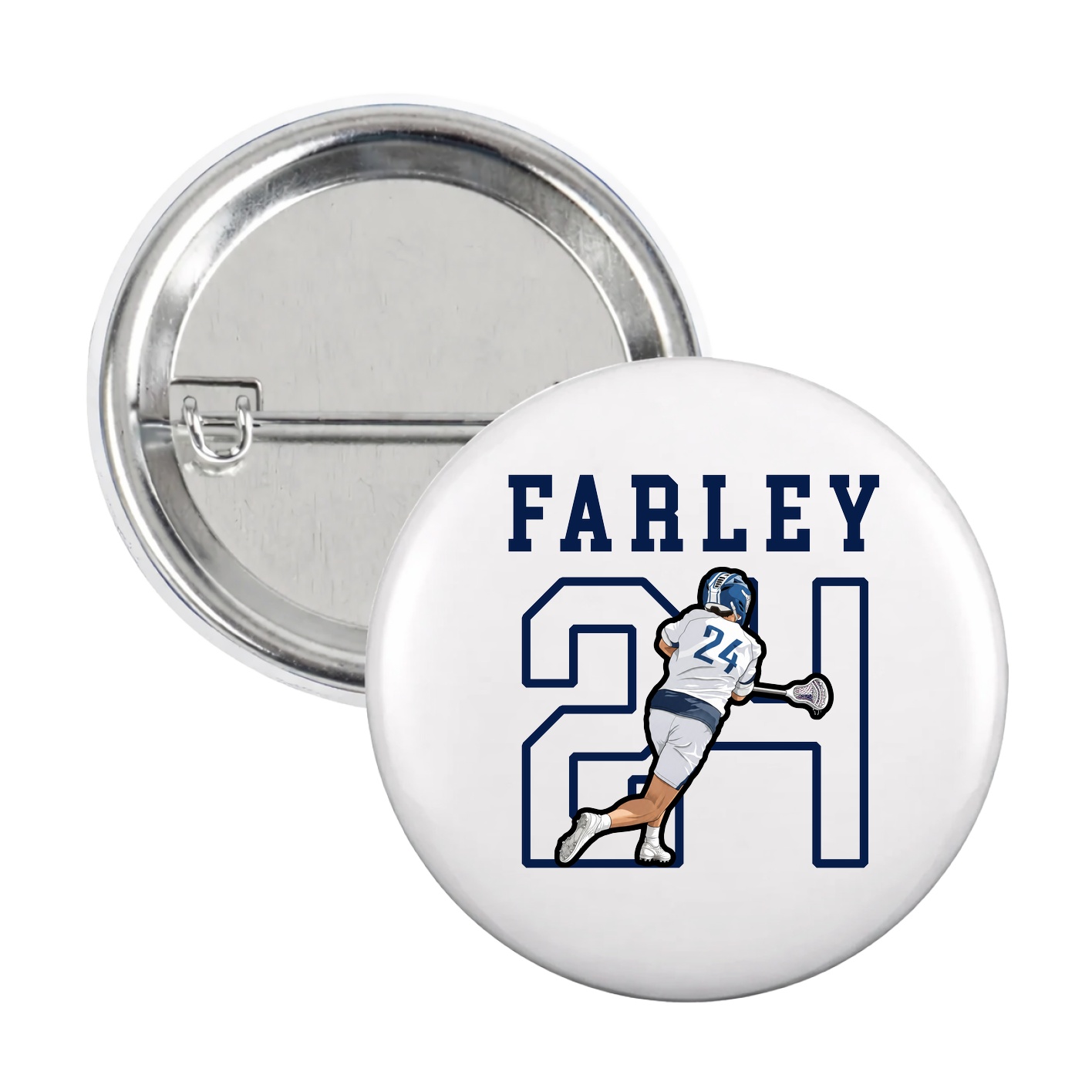 Game Day Button — Shirsey in White