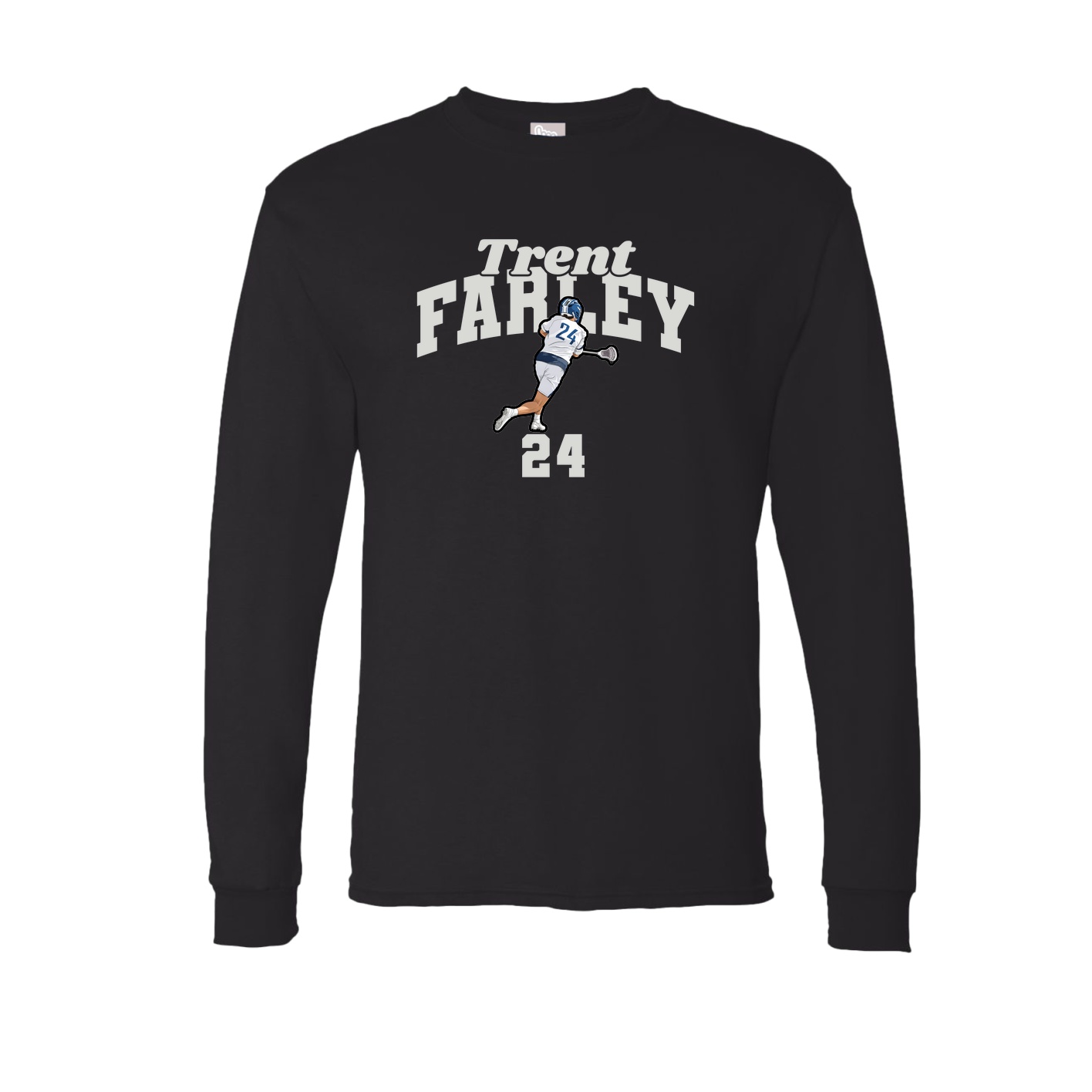 Long Sleeve Tee — Signature Arch in Black