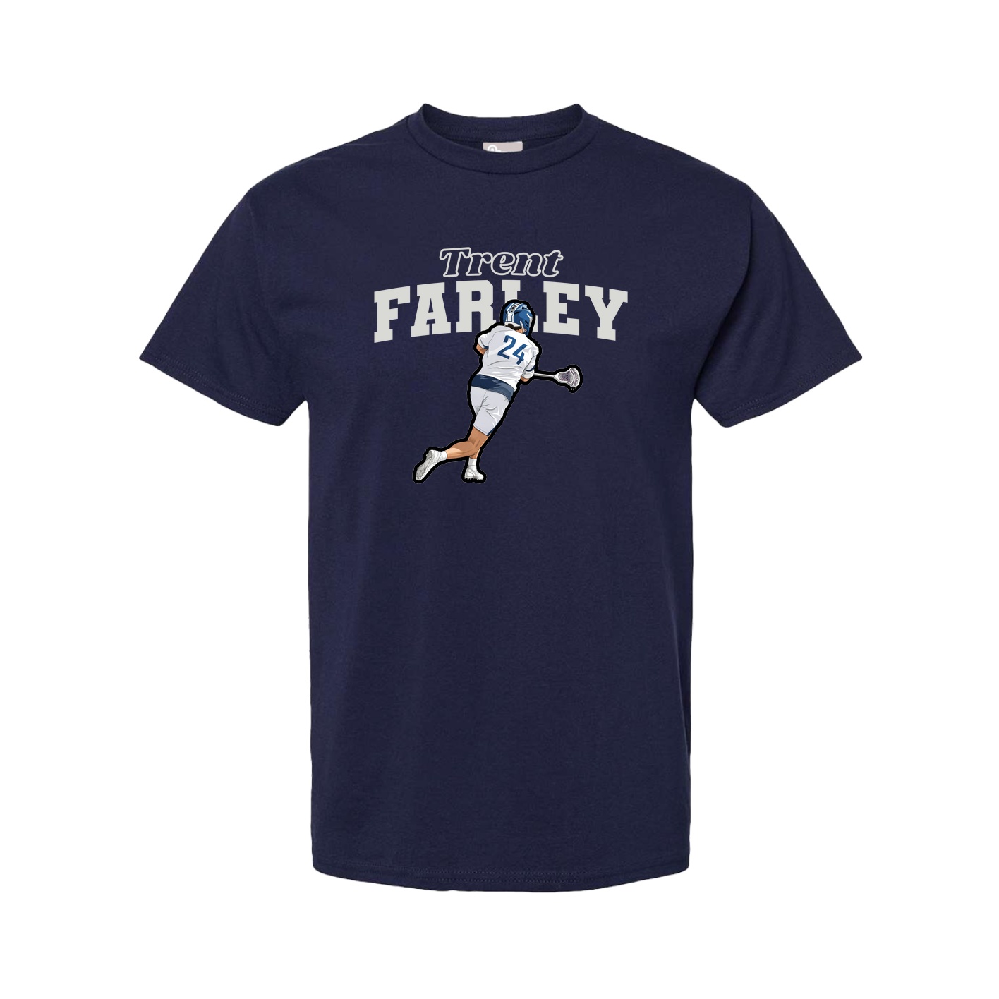 Youth Tee — Name Arch in Navy