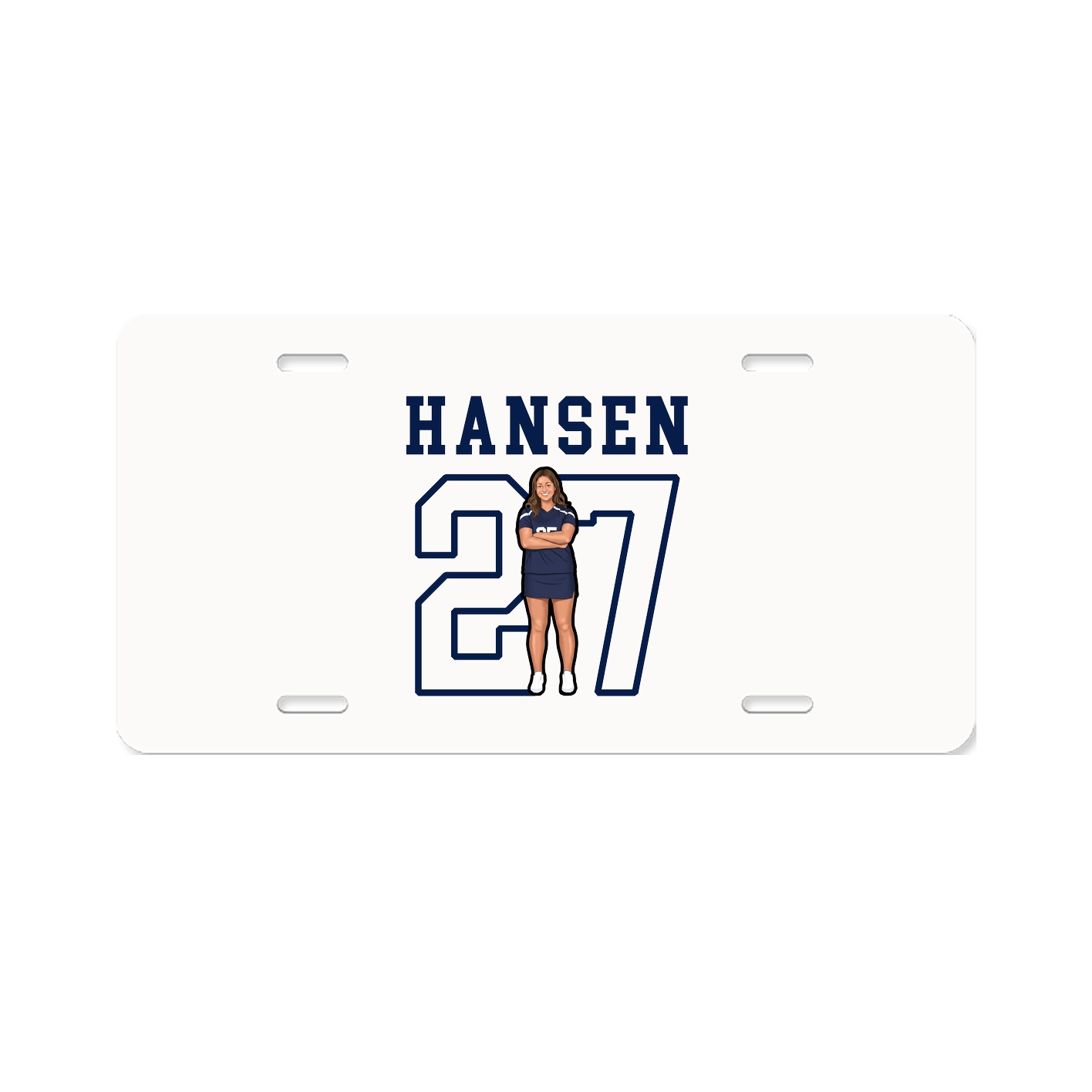 License Plate — Shirsey in Classic