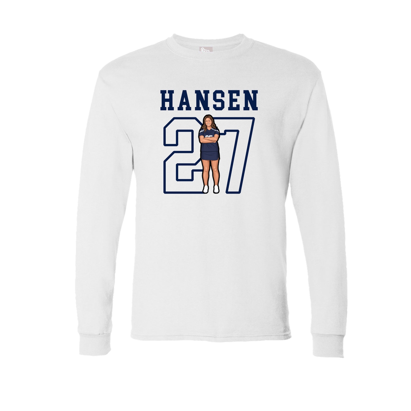 Long Sleeve Tee — Shirsey in White