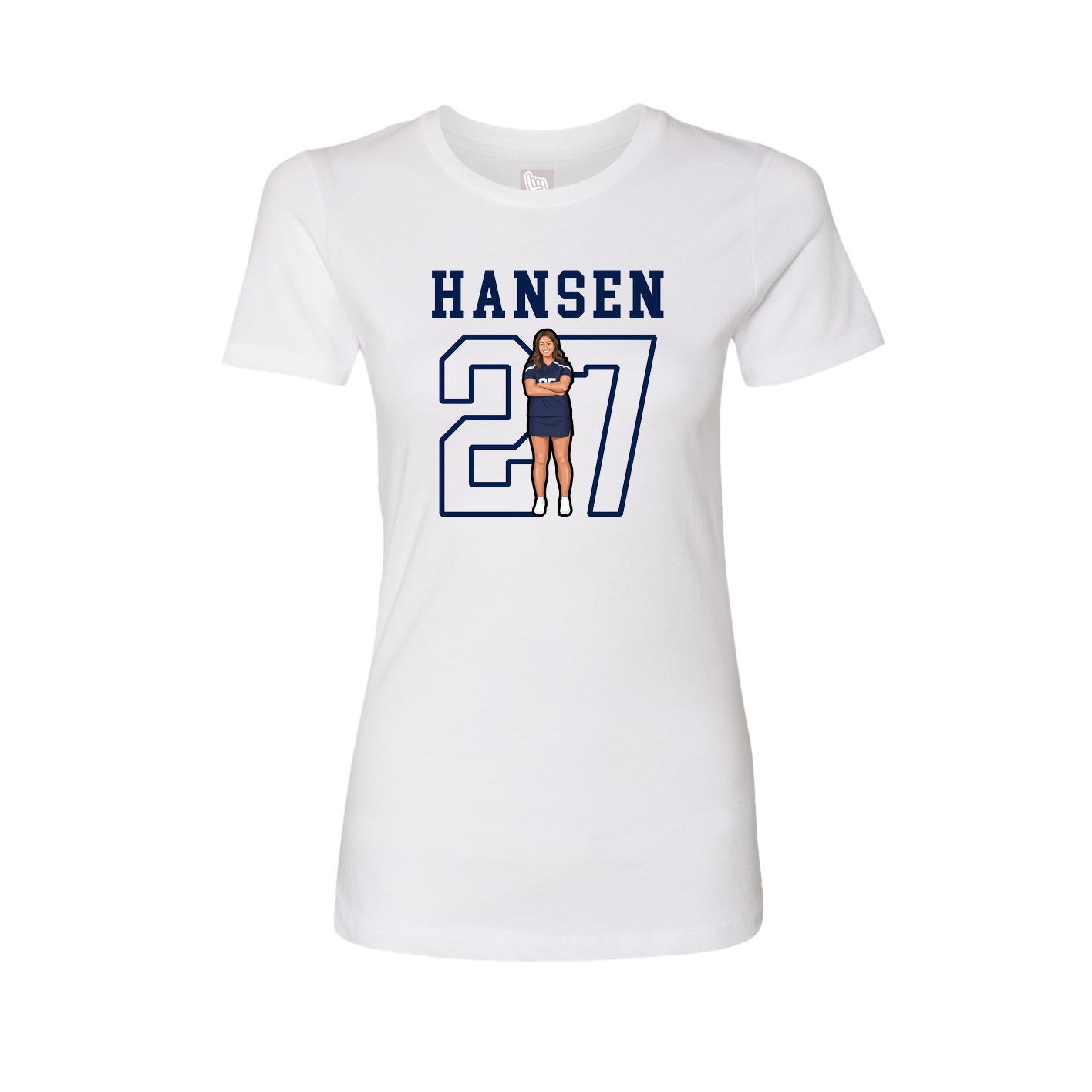 Fitted Women's Tee — Shirsey in White