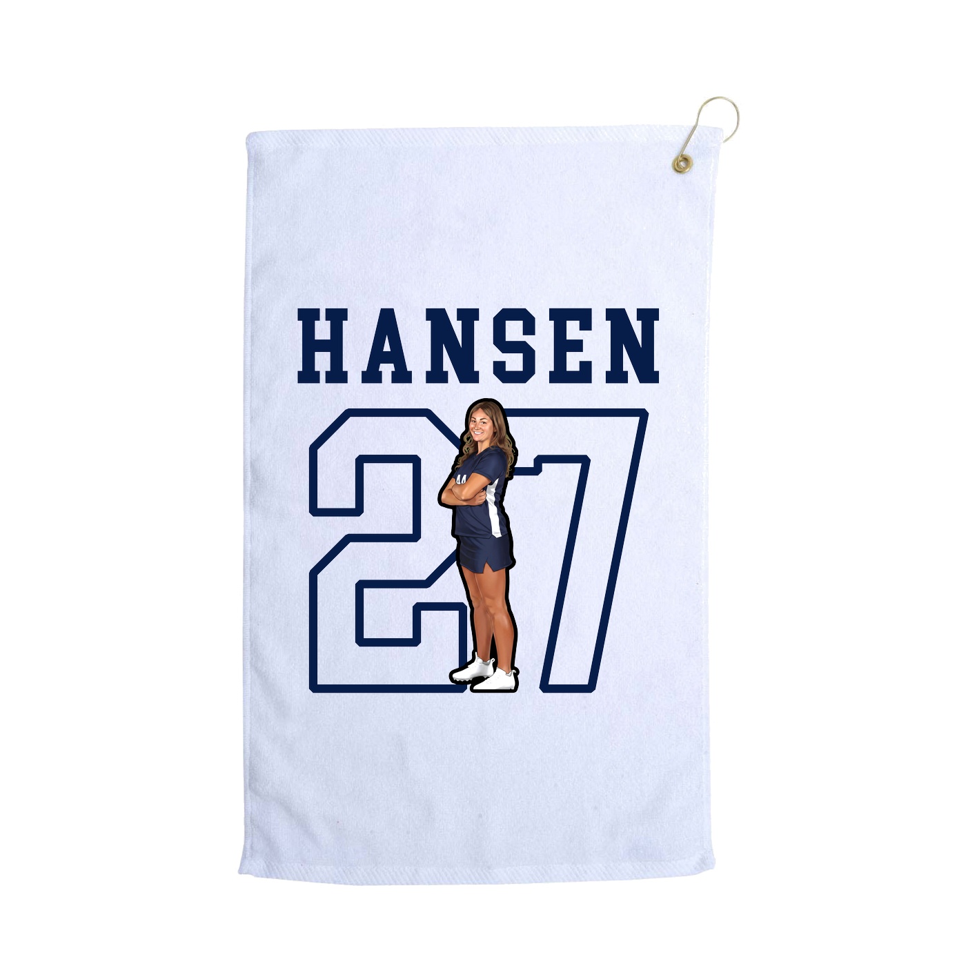 Golf Towel — Shirsey in White