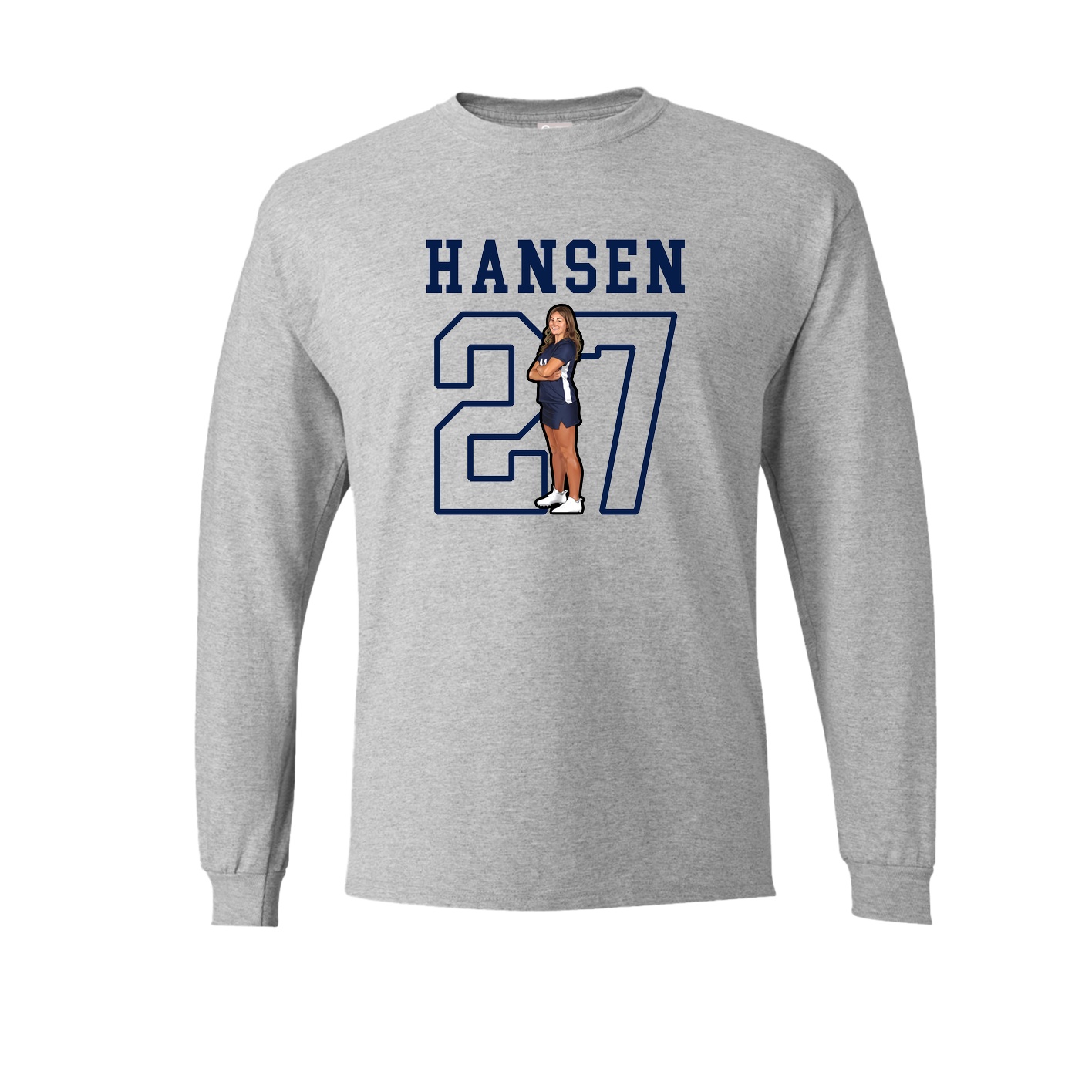 Long Sleeve Tee — Shirsey in Grey