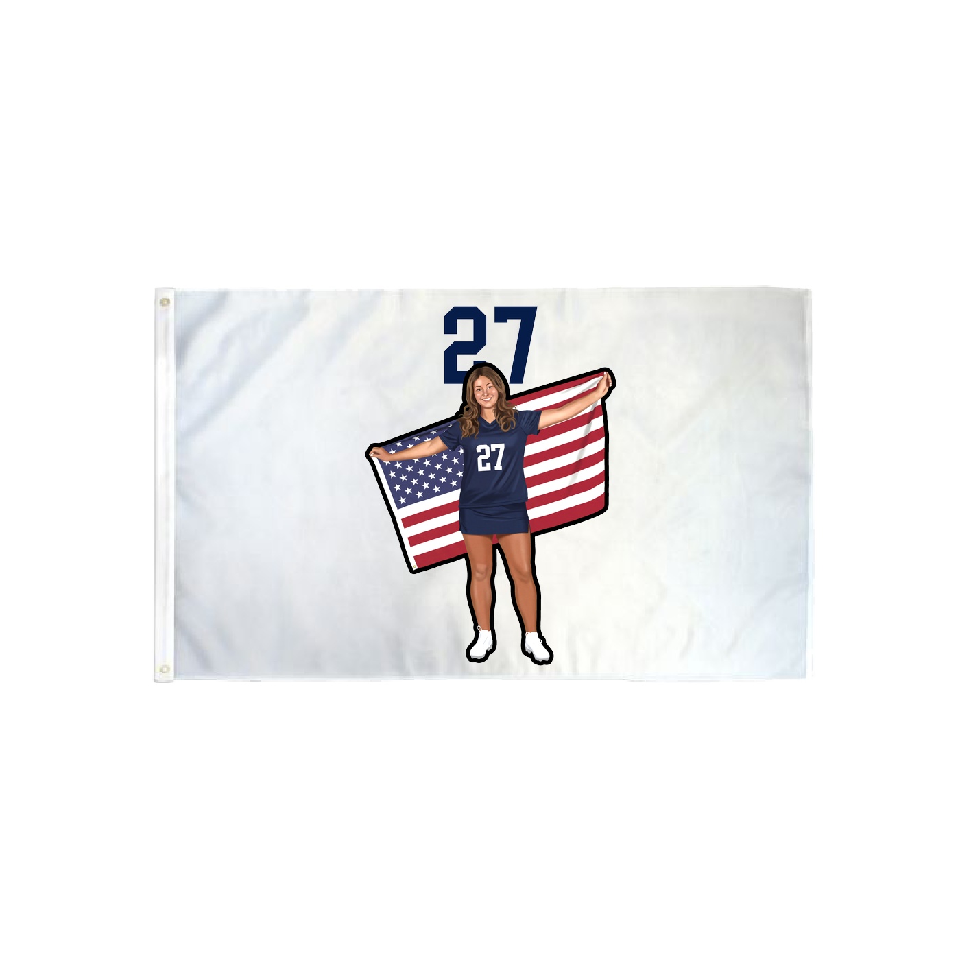 3x5 Flag — Number Top in Classic