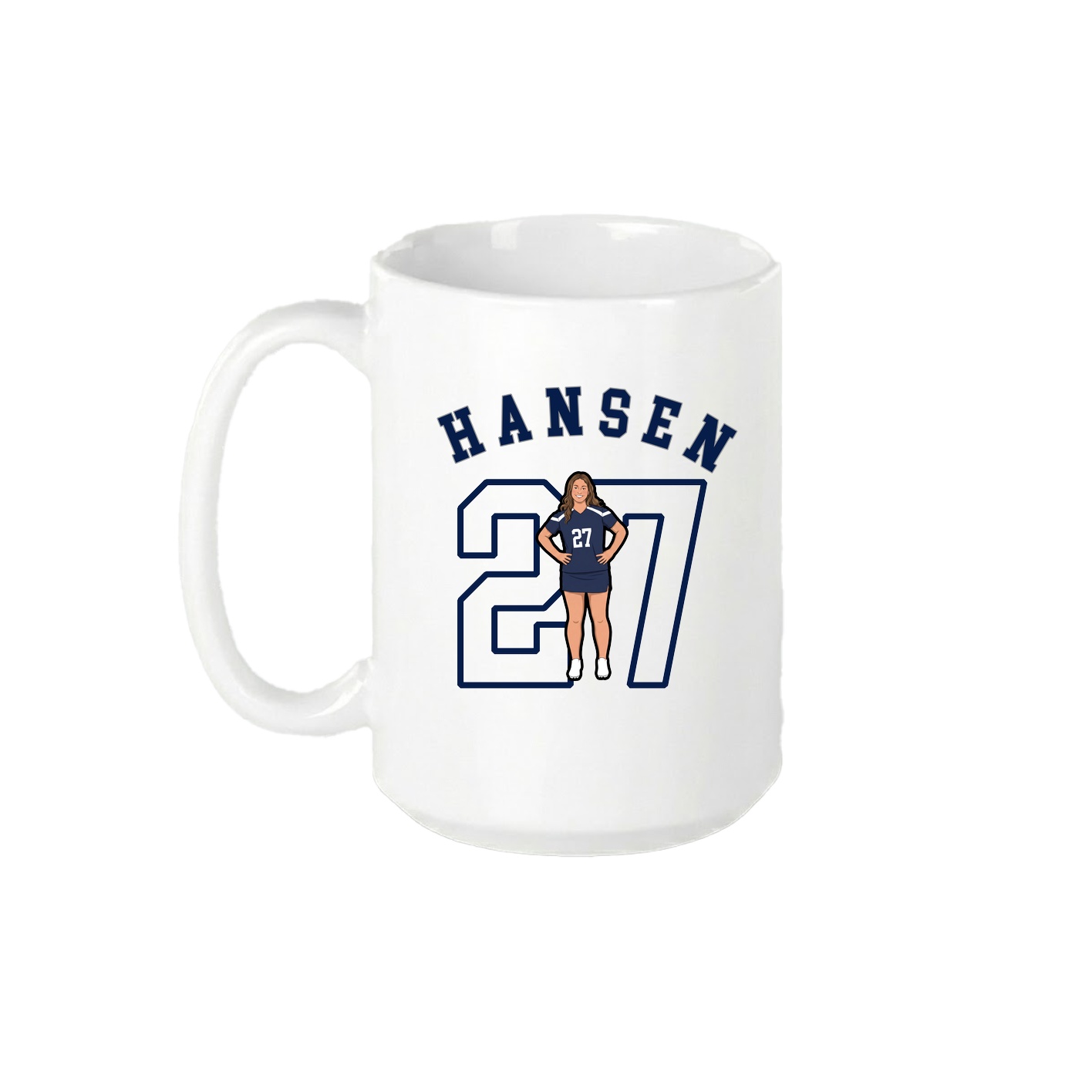 15oz Coffee Mug — Shirsey Arch in White