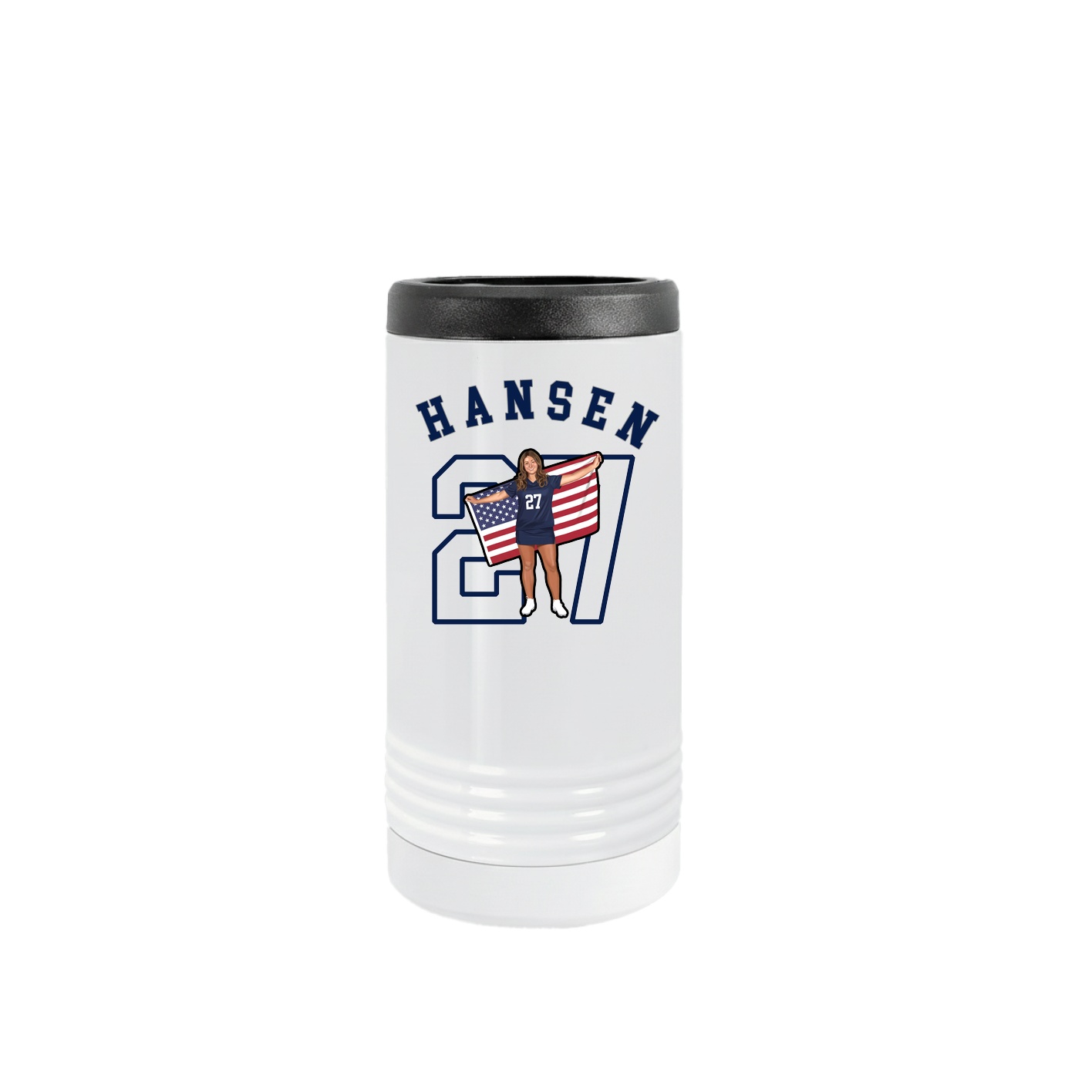 Slim Beverage Holder — Shirsey Arch in White