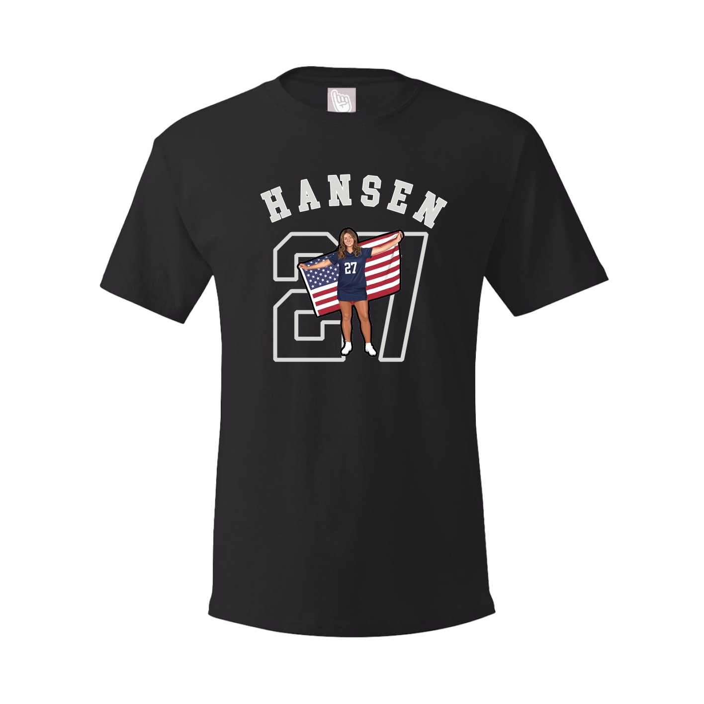 Youth Tee — Shirsey Arch in Black