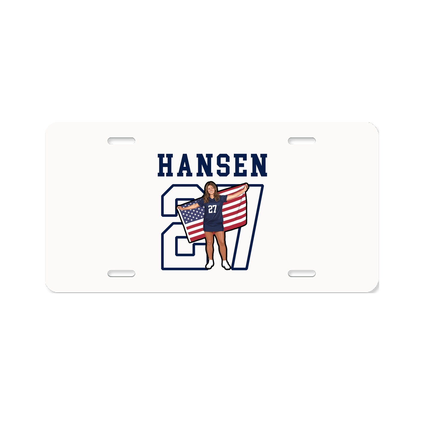 License Plate — Shirsey in Classic