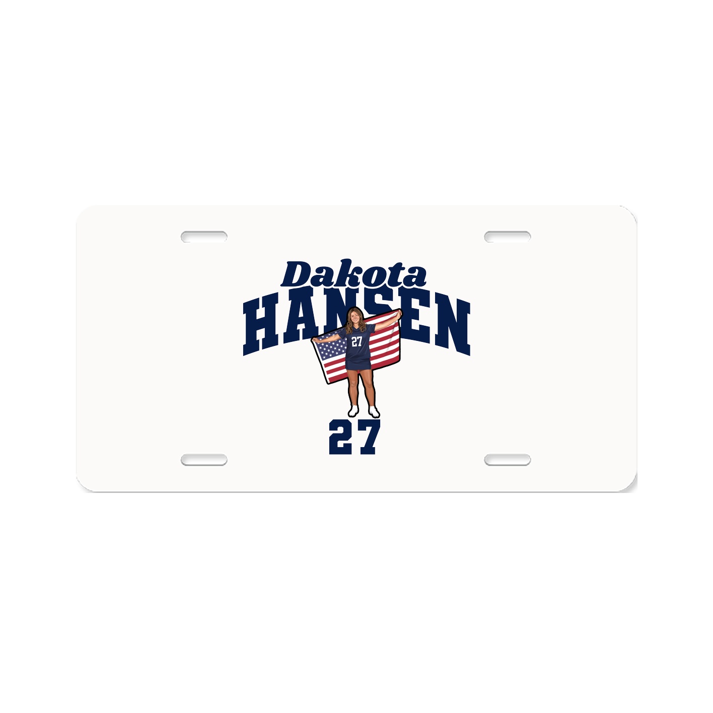 License Plate — Signature Arch in Classic